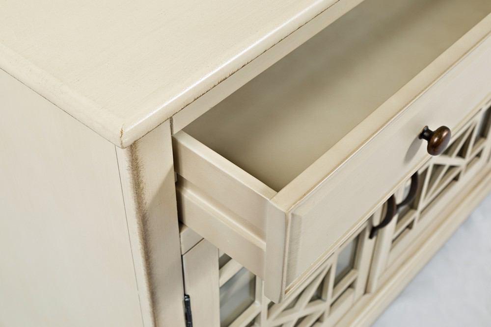 Jofran Craftsman Antique Cream 70" Media Unit