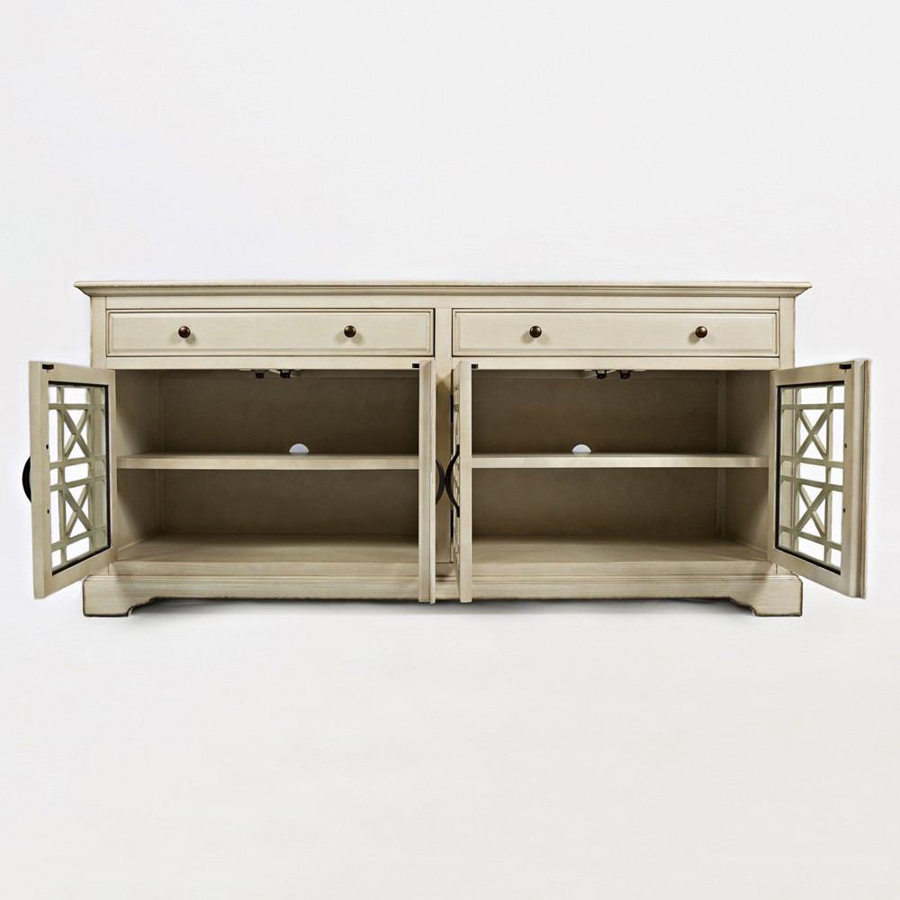 Jofran Craftsman Antique Cream 70" Media Unit