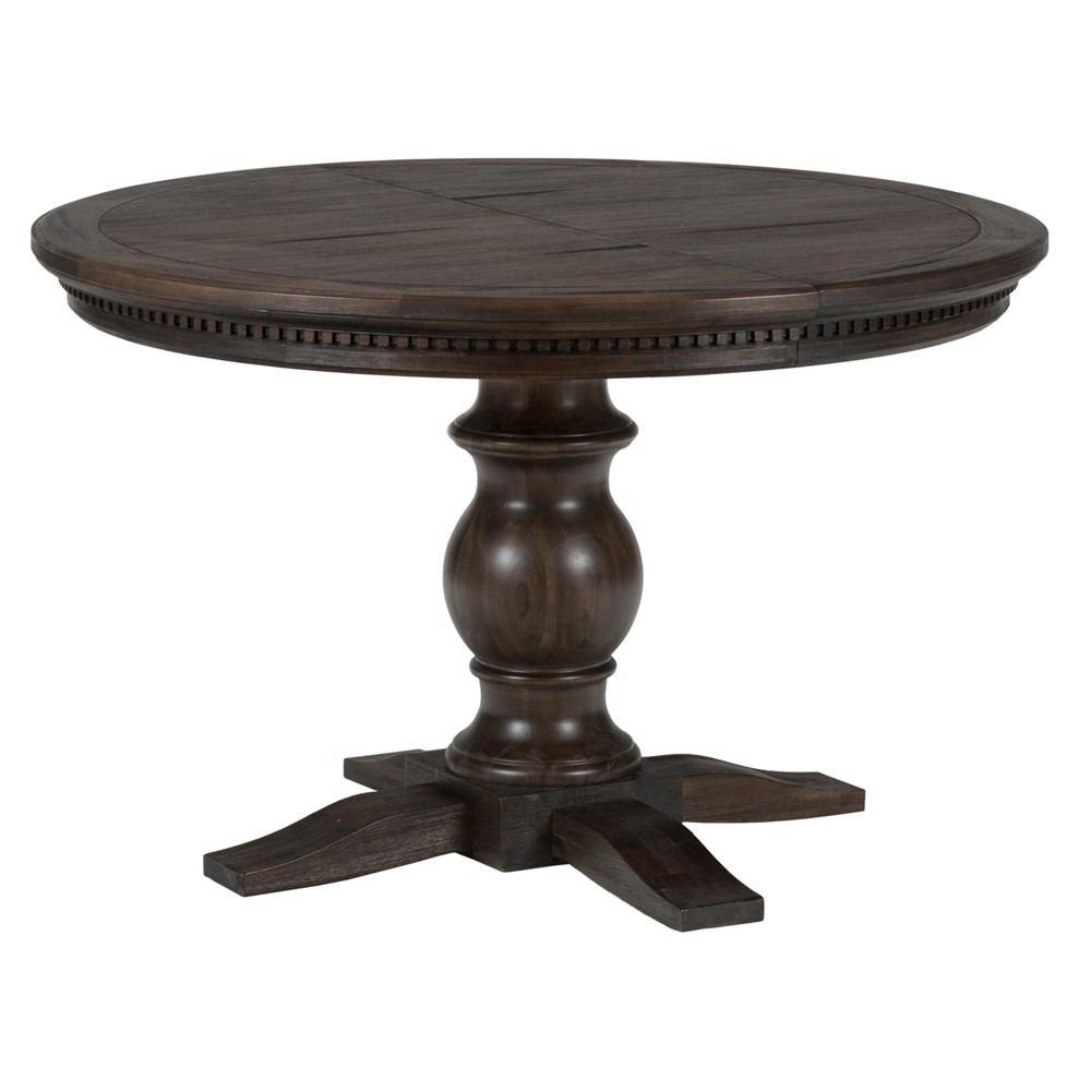 Jofran Geneva Hills Round to Oval Pedestal Dining Table
