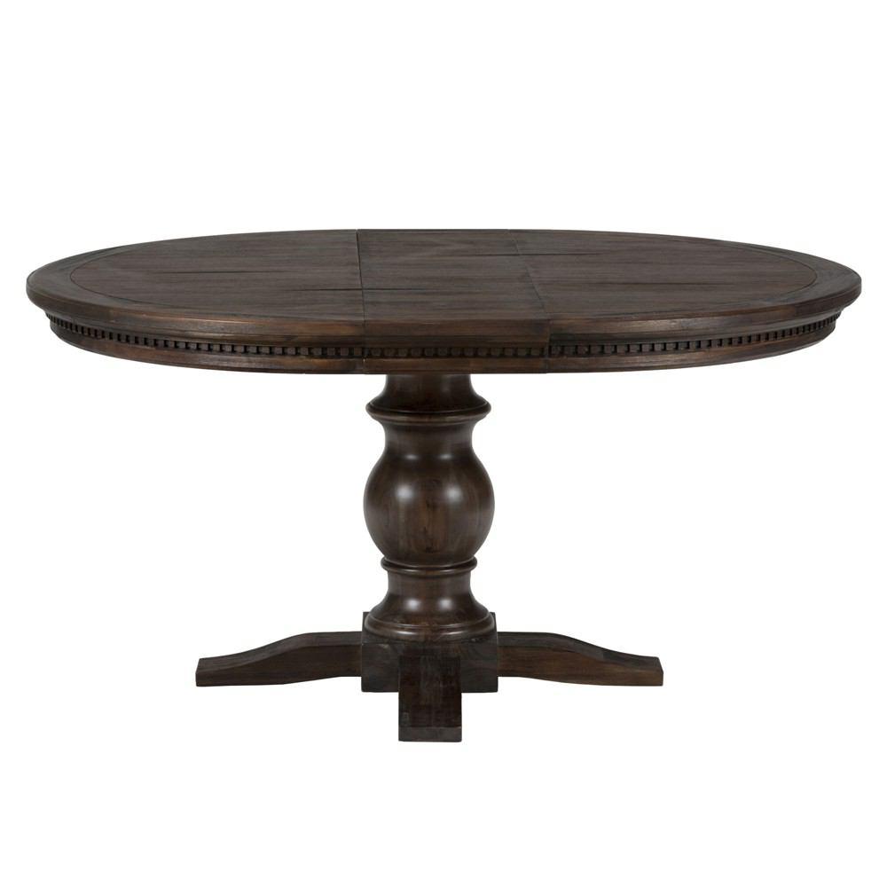 Jofran Geneva Hills Round to Oval Pedestal Dining Table