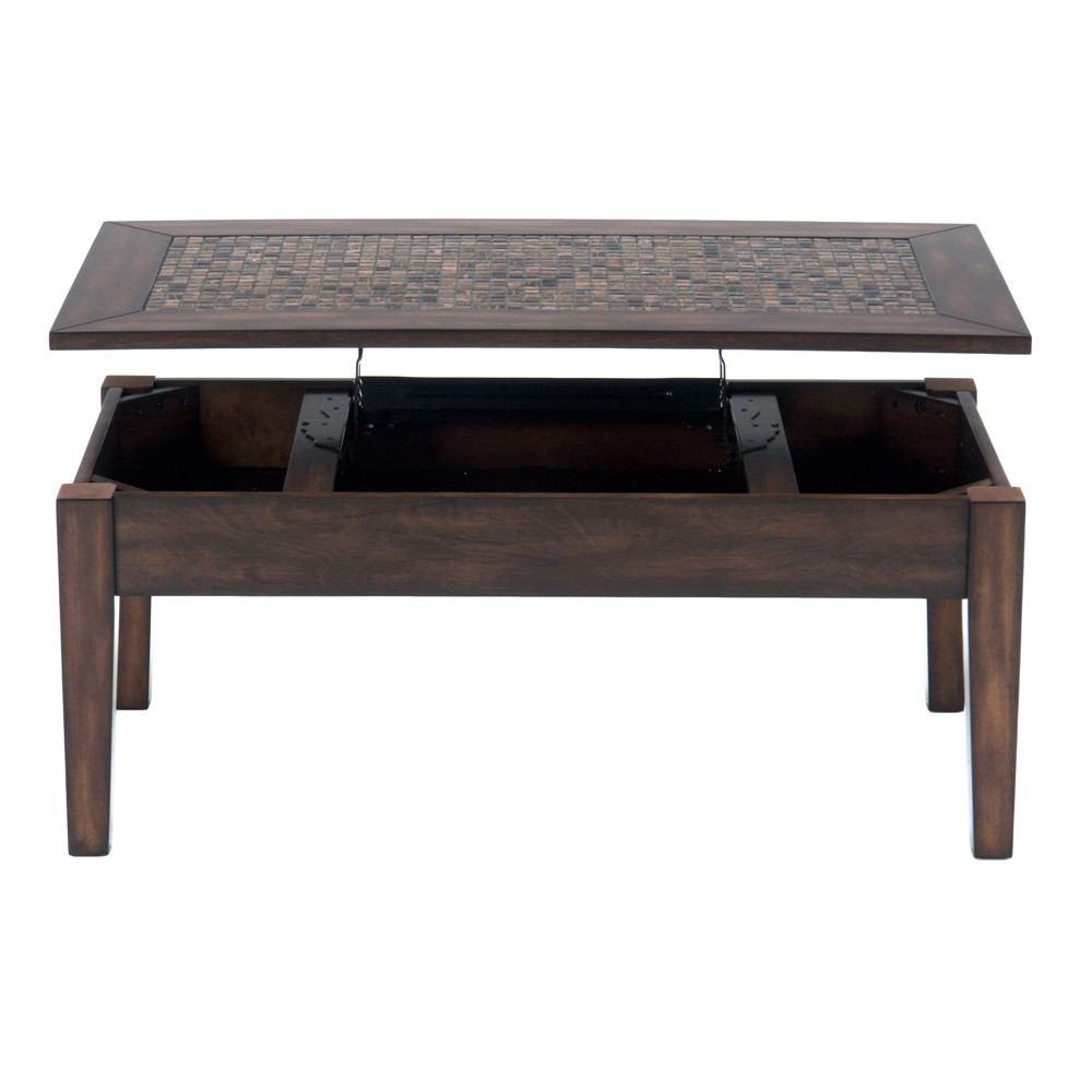 Jofran Baroque Brown Lift Top Cocktail Table