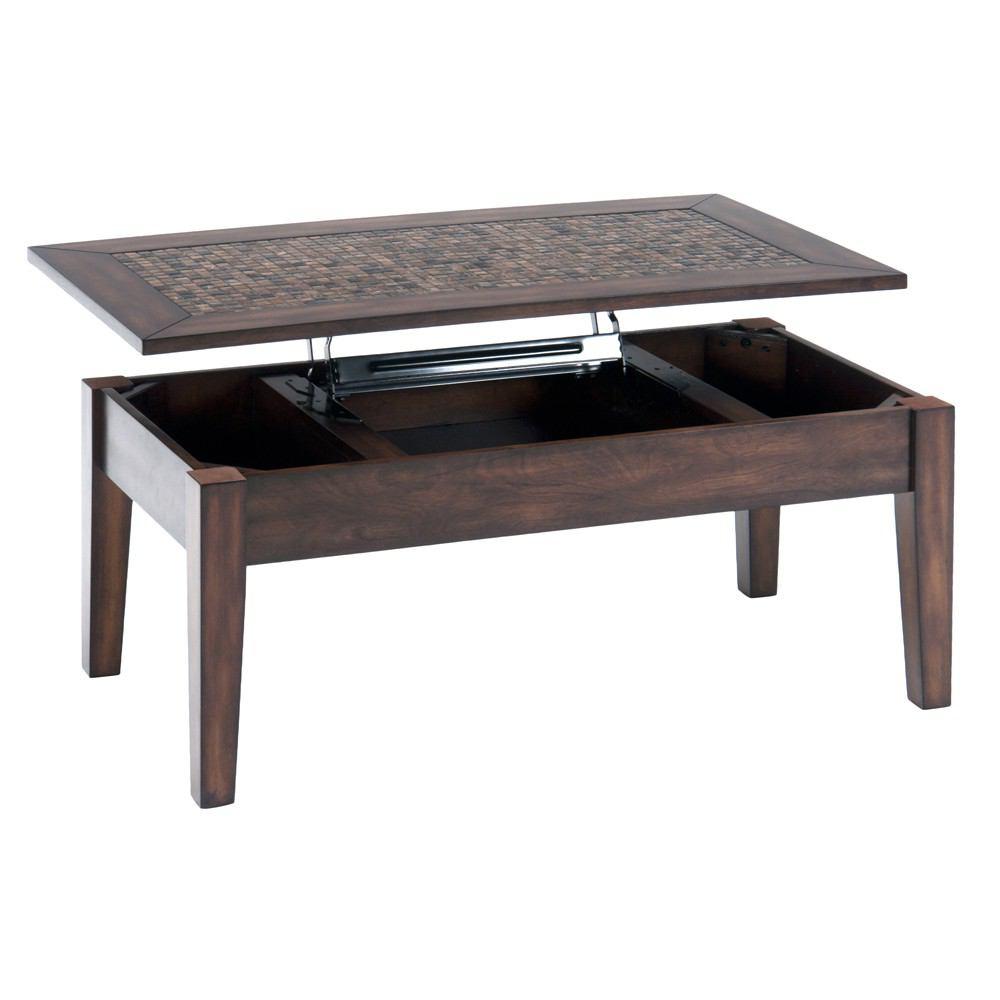 Jofran Baroque Brown Lift Top Cocktail Table