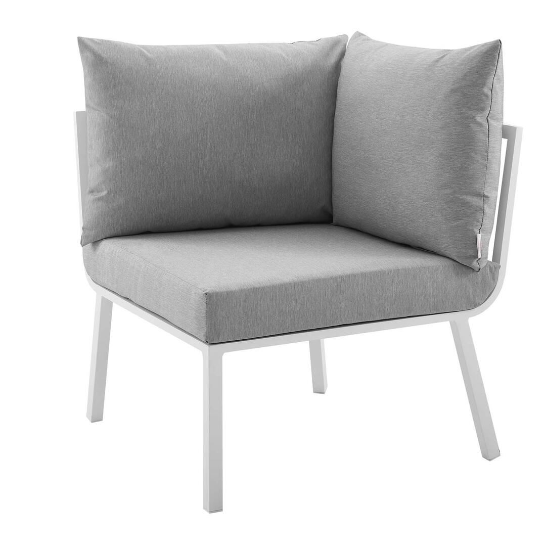 Modway Riverside 5 Piece Outdoor Patio Aluminum Set-EEI-3783 | Outdoor Sofas, Loveseats & Sectionals | Modishstore-11