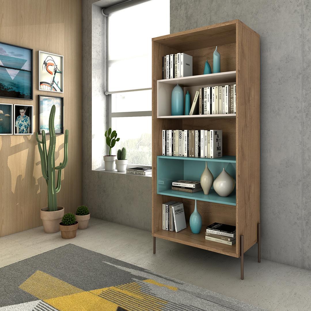 Manhattan Comfort Joy 5- Shelf Bookcase