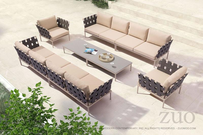 Zuo Glass Beach Coffee Table