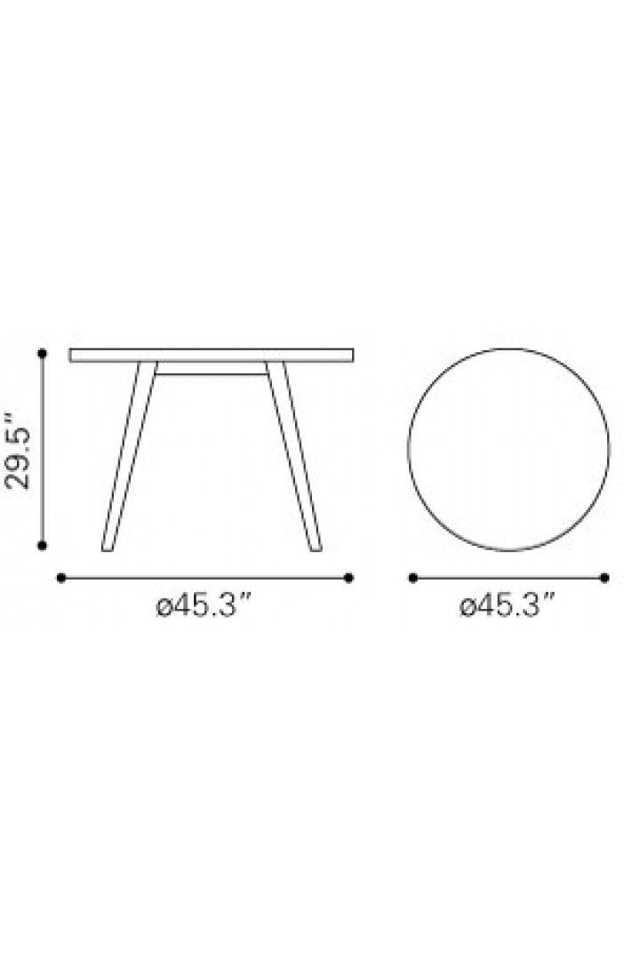 Zuo Elite Dining Table