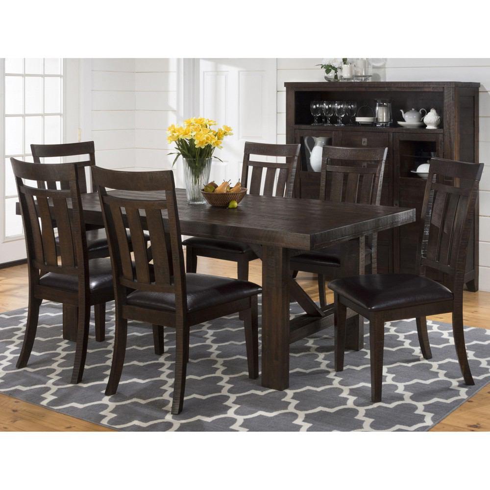 Jofran Kona Grove Upholstered Slat Back Dining Chair