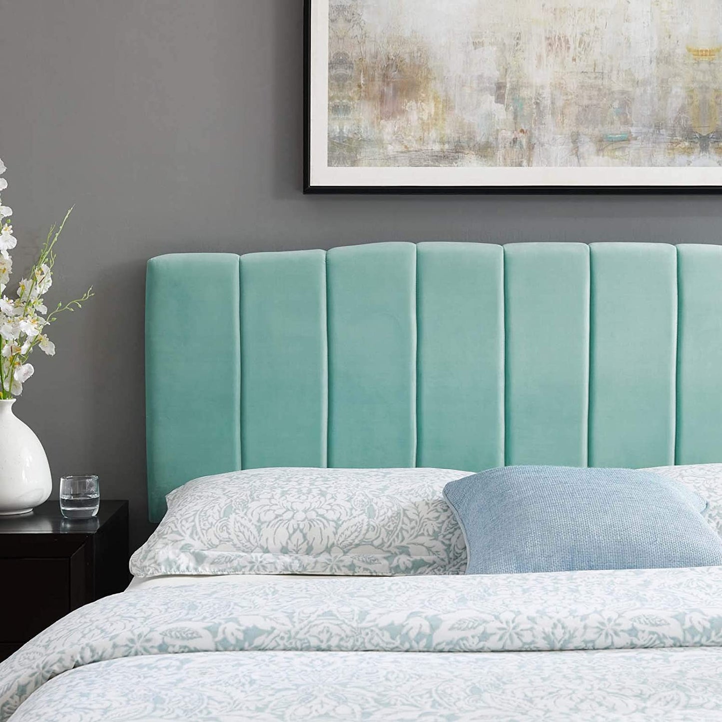 Modway Camilla Channel Tufted Full/Queen Performance Velvet Headboard | Headboards | 