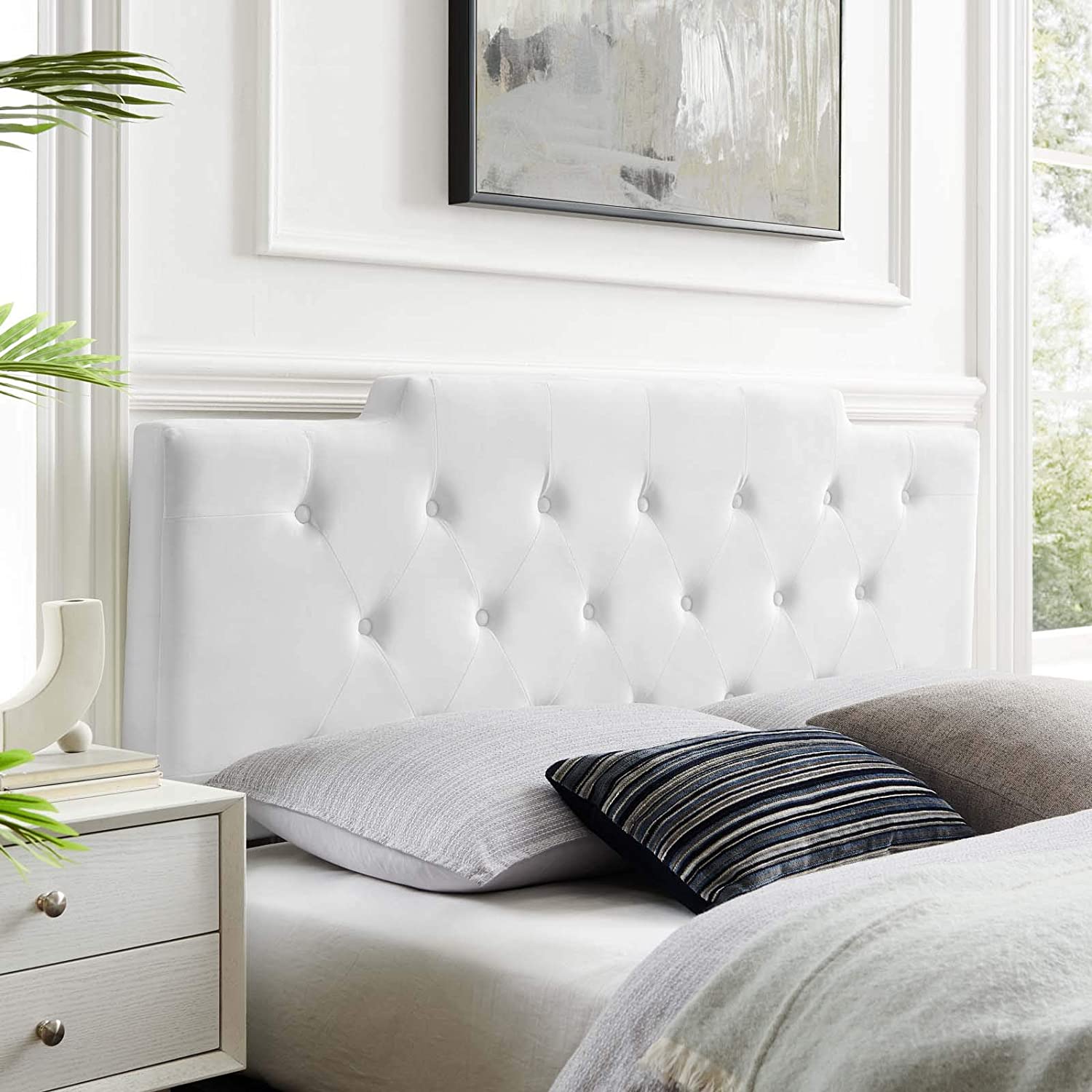 Modway Juliet Tufted Full/Queen Performance Velvet Headboard | Headboards | Modishstore-23
