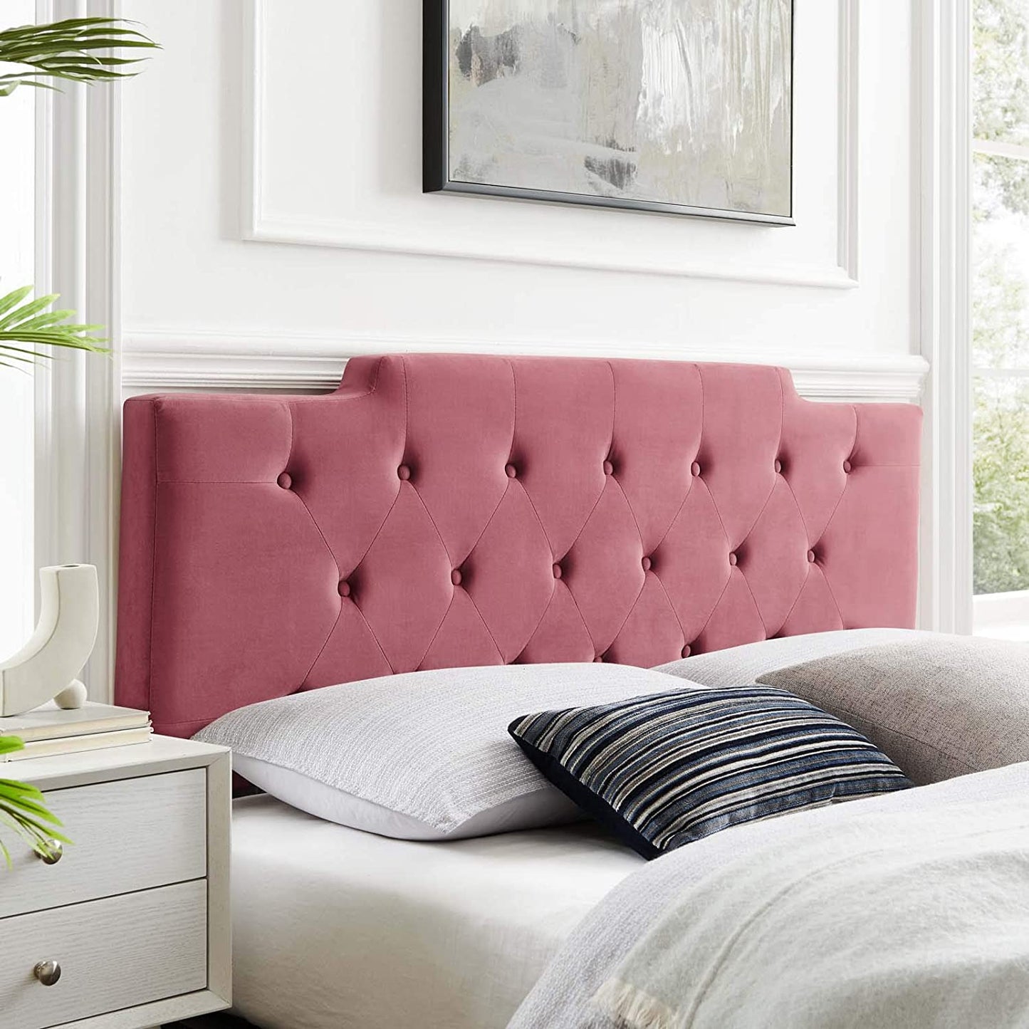 Modway Juliet Tufted Full/Queen Performance Velvet Headboard | Headboards | Modishstore-17