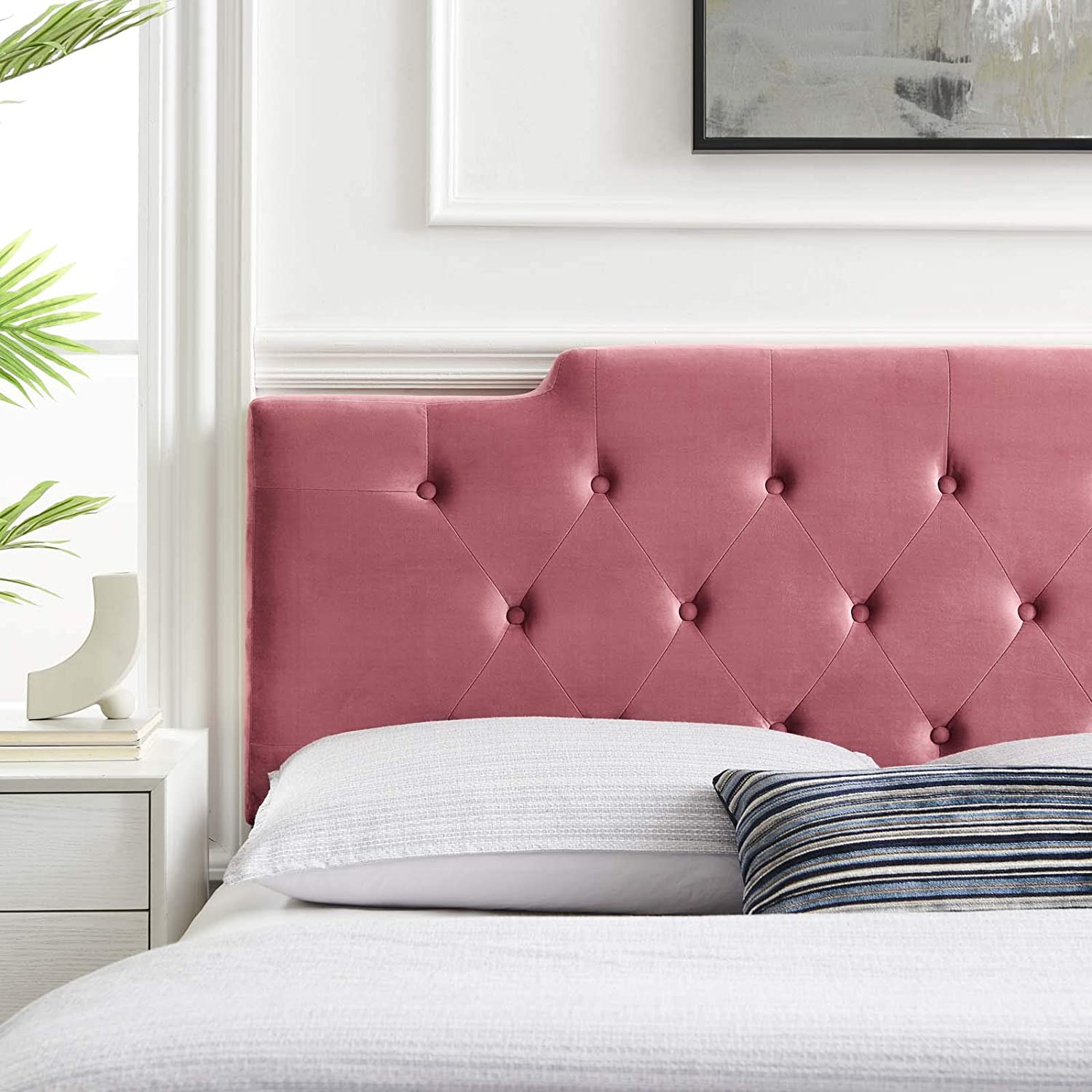 Modway Juliet Tufted Full/Queen Performance Velvet Headboard | Headboards | Modishstore-19