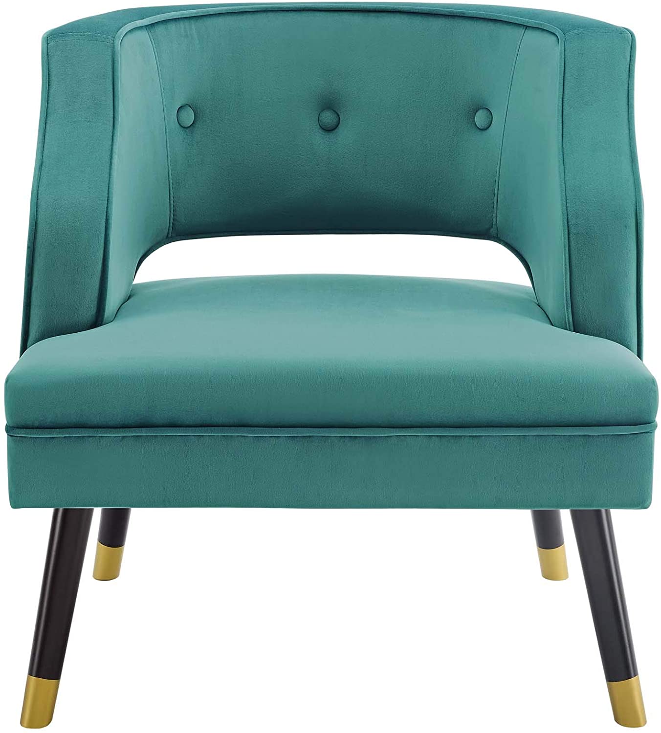 Modway Traipse Button Tufted Open Back Performance Velvet Armchair | Armchairs | Modishstore-14