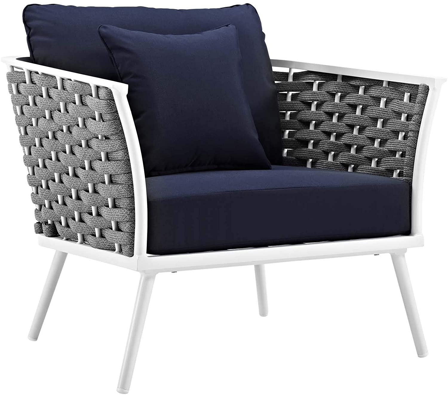 Modway Stance 2 Piece Outdoor Patio Aluminum Sectional Sofa Set-EEI-3164 | Outdoor Sofas, Loveseats & Sectionals | Modishstore-13