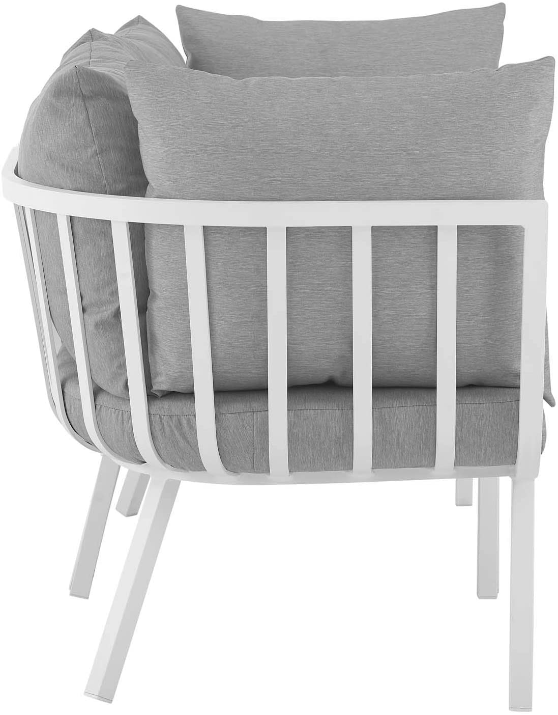 Modway Riverside 2 Piece Outdoor Patio Aluminum Sectional Sofa Set | Outdoor Sofas, Loveseats & Sectionals | Modishstore-37
