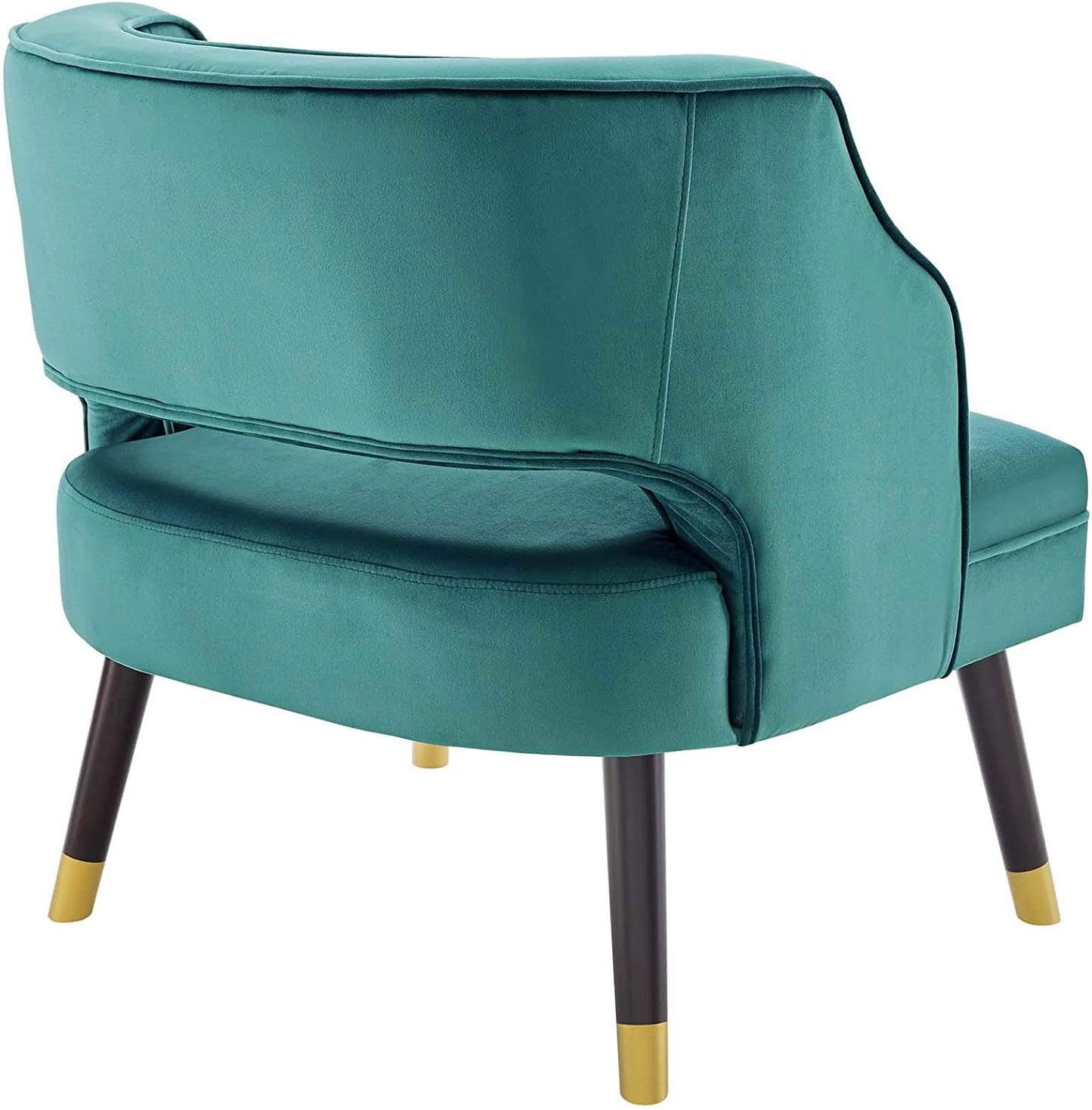 Modway Traipse Button Tufted Open Back Performance Velvet Armchair | Armchairs | Modishstore-8