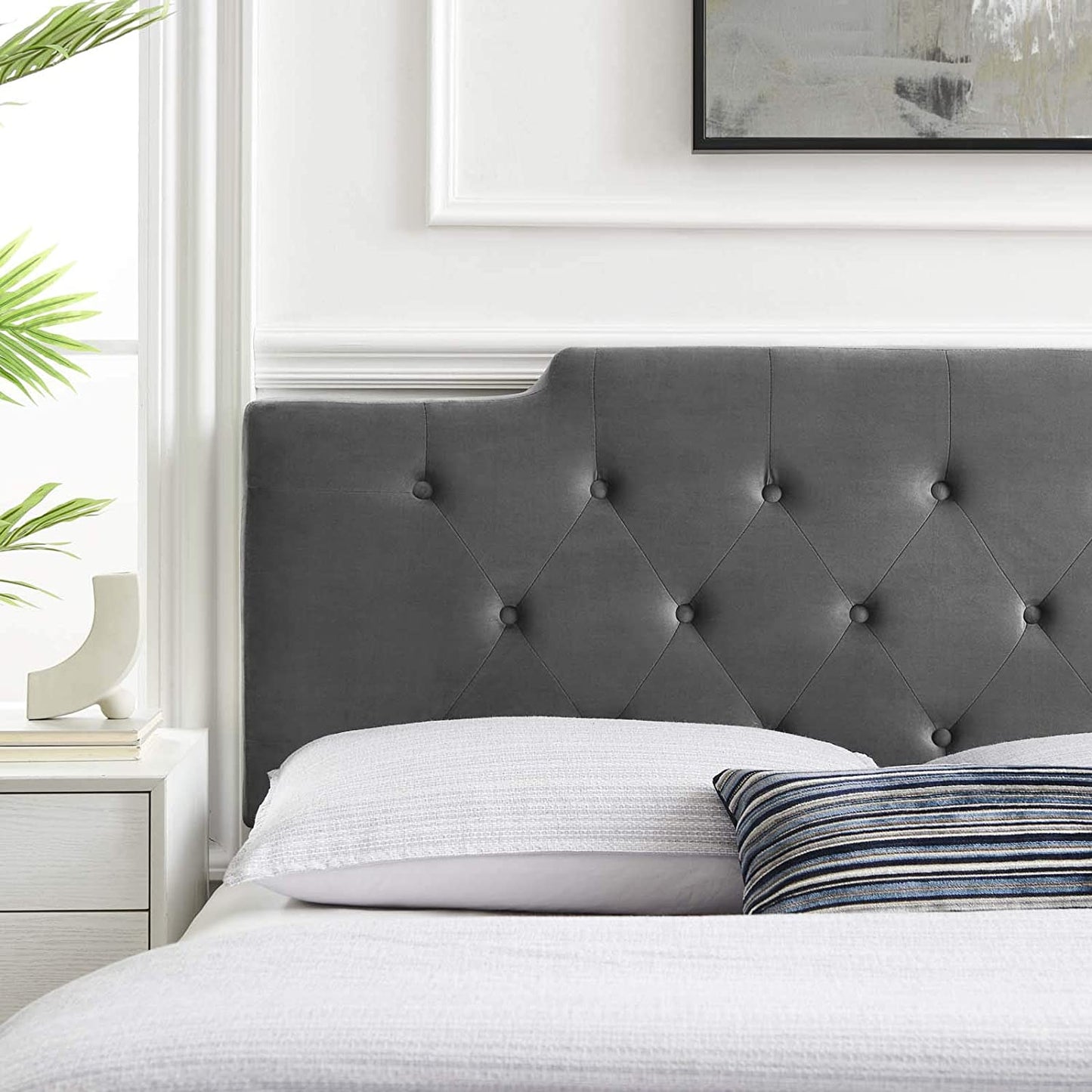 Modway Juliet Tufted Full/Queen Performance Velvet Headboard | Headboards | Modishstore-9