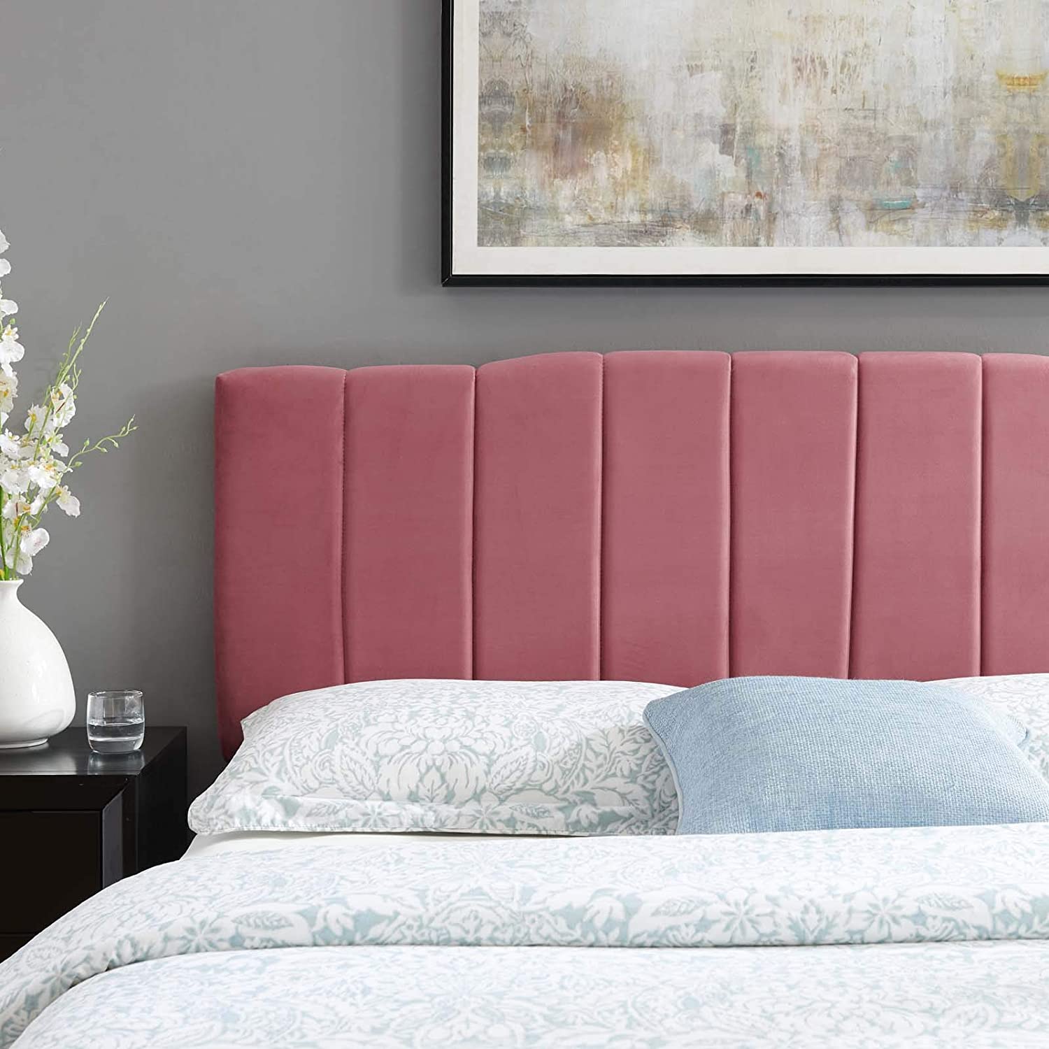 Modway Camilla Channel Tufted Full/Queen Performance Velvet Headboard | Headboards