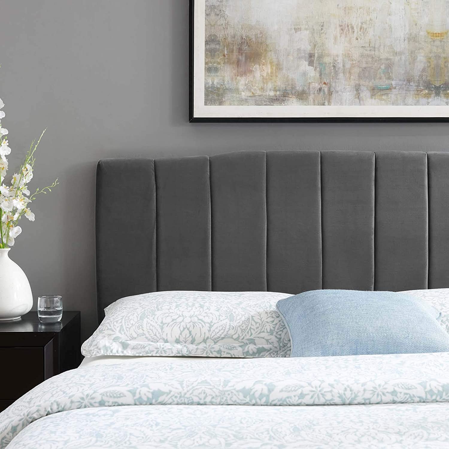 Modway Camilla Channel Tufted Full/Queen Performance Velvet Headboard | Headboards | 