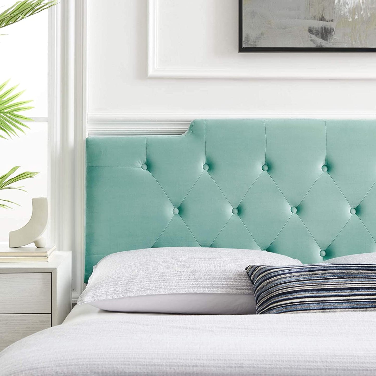 Modway Juliet Tufted Full/Queen Performance Velvet Headboard | Headboards | Modishstore-6