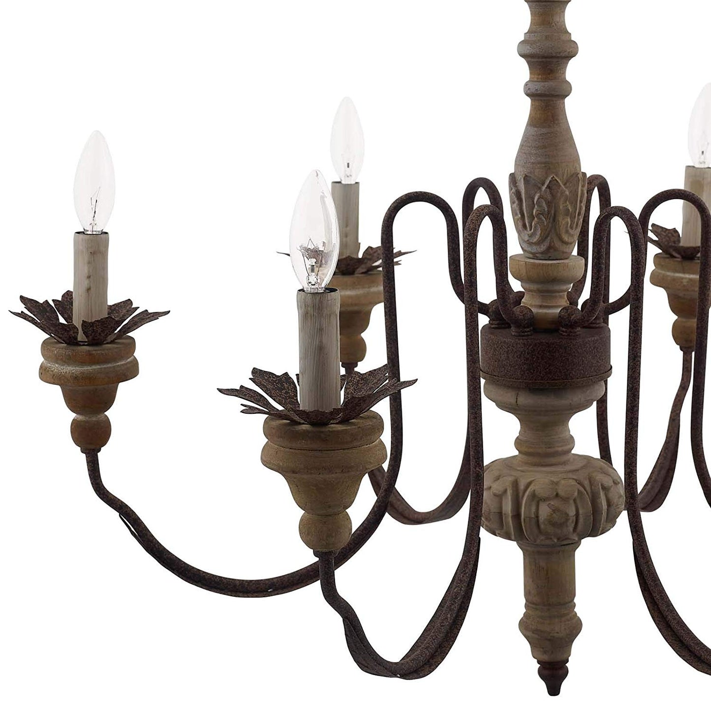 Modway Bountiful Vintage French Pendant Ceiling Light Candelabra Chandelier | Chandeliers | 