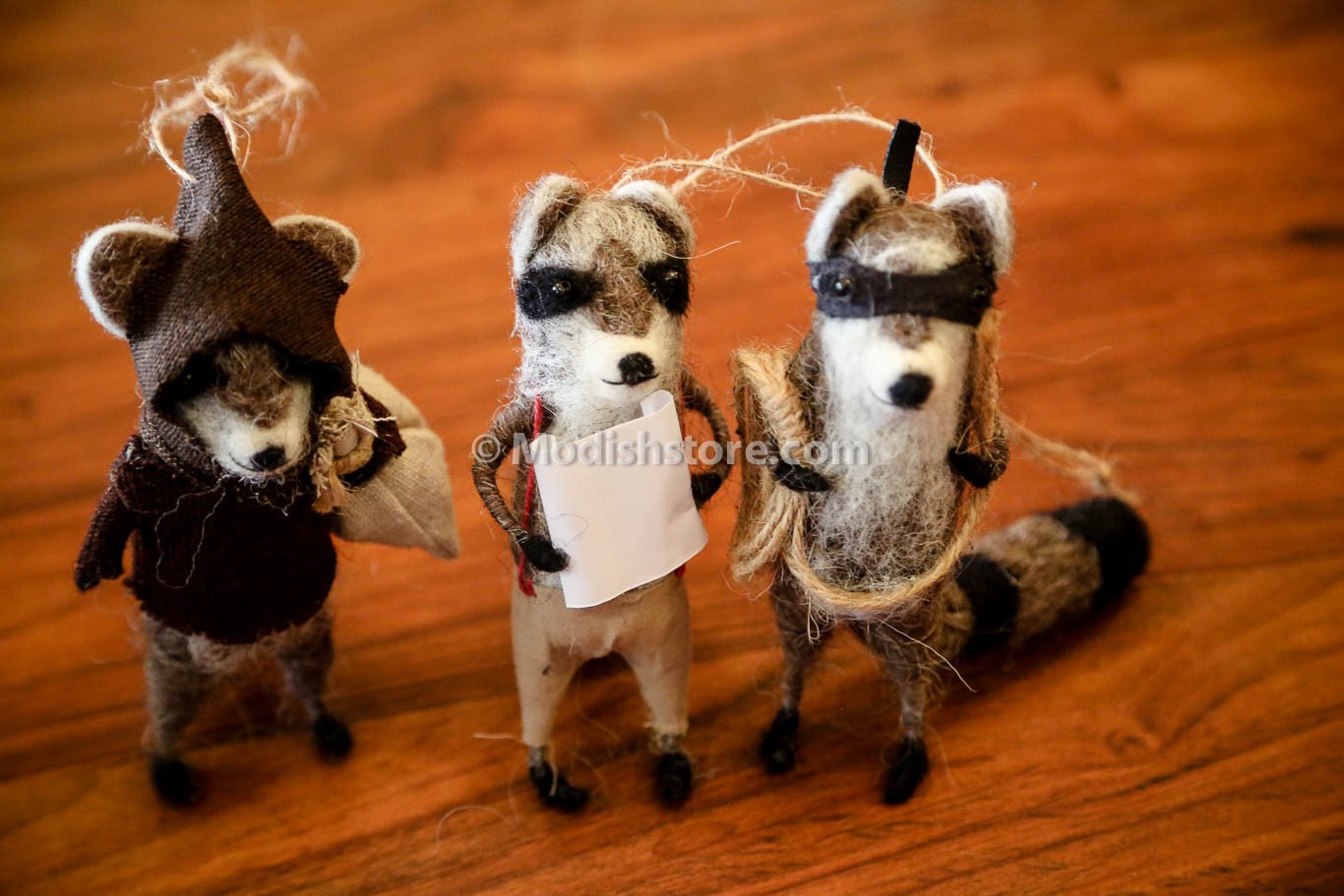Roost Raccoon Bandits - Set Of 6