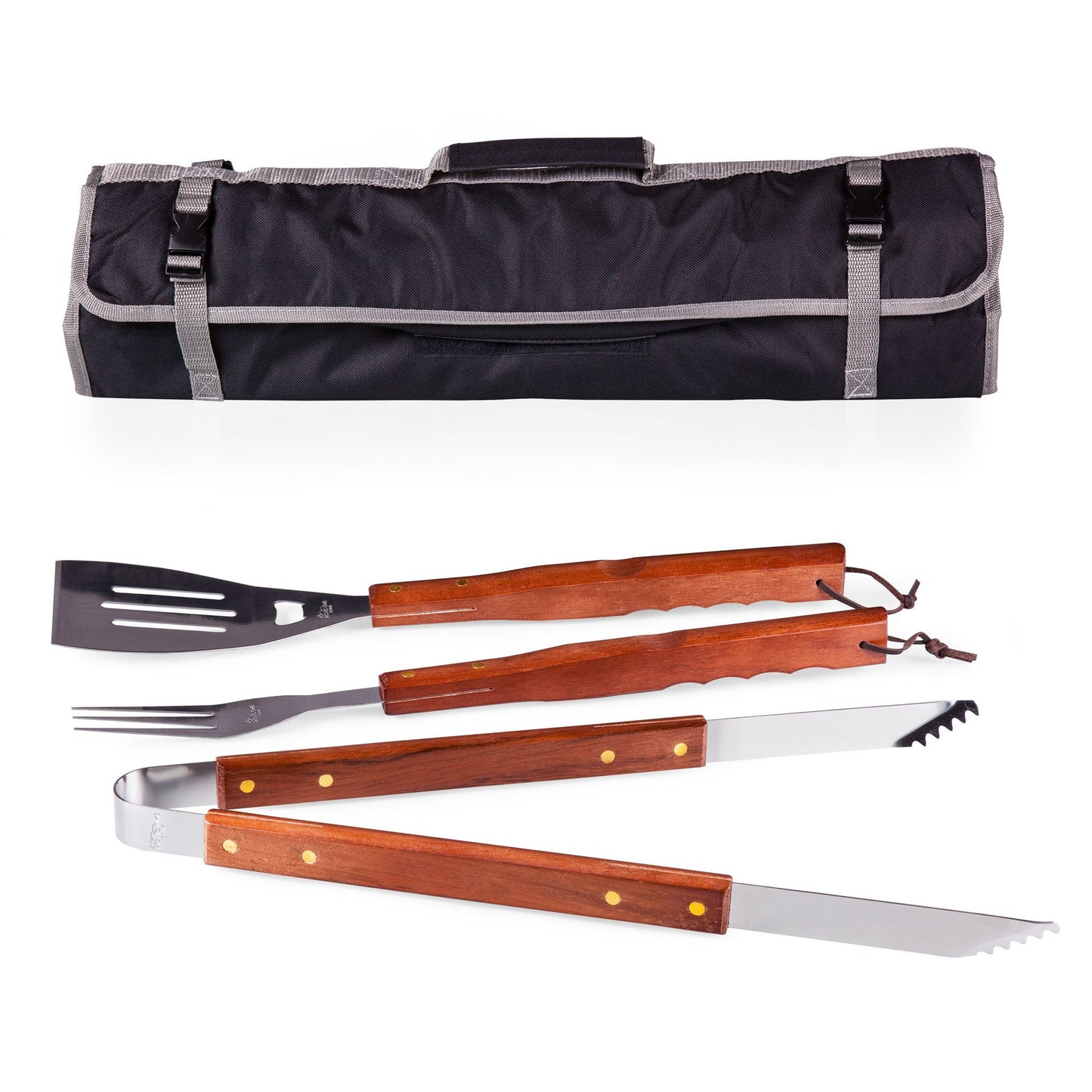 Picnic Time 3 Piece BBQ Tote and Tools Set - Set of 6