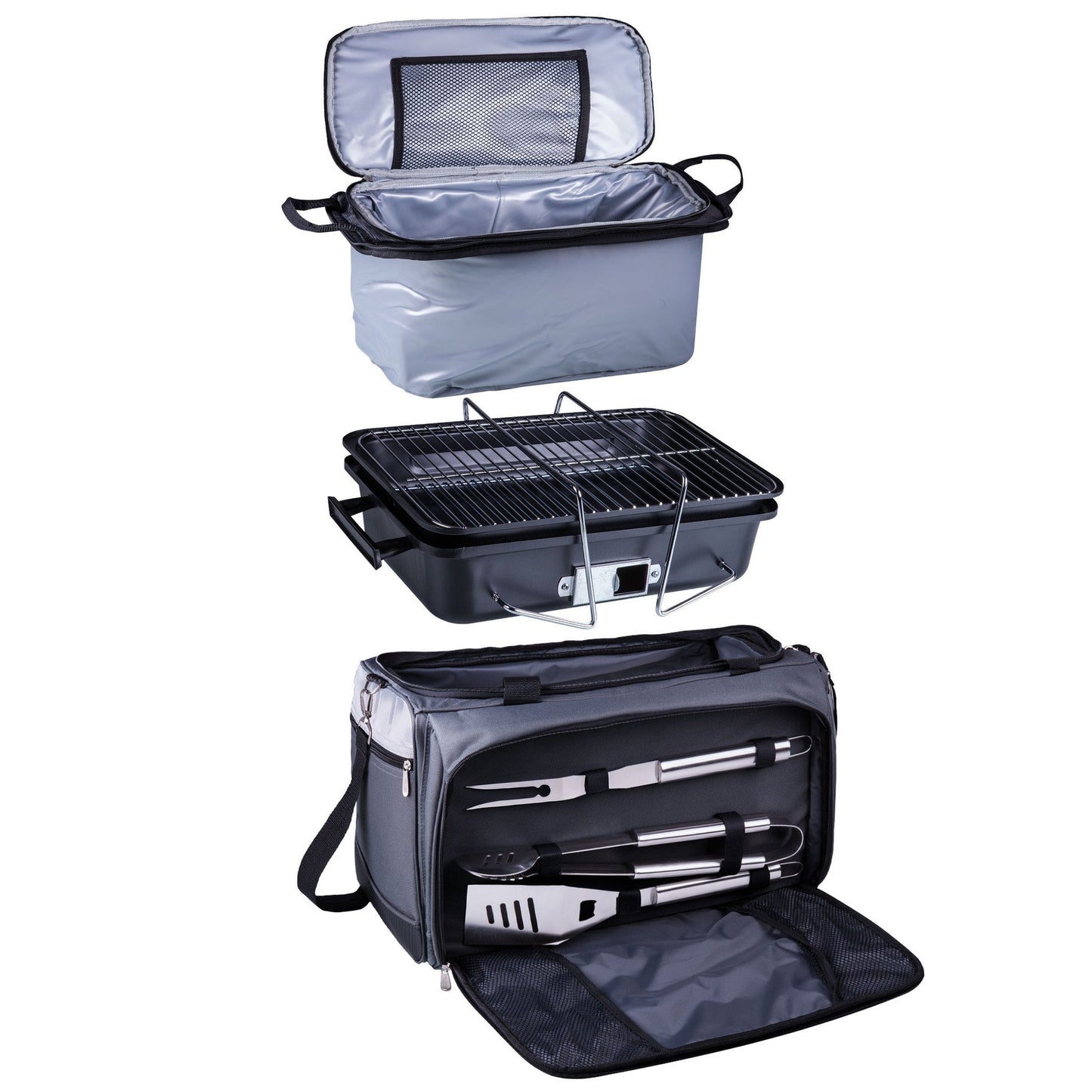 Picnic Time Buccaneer Portable BBQ and Cooler Tote