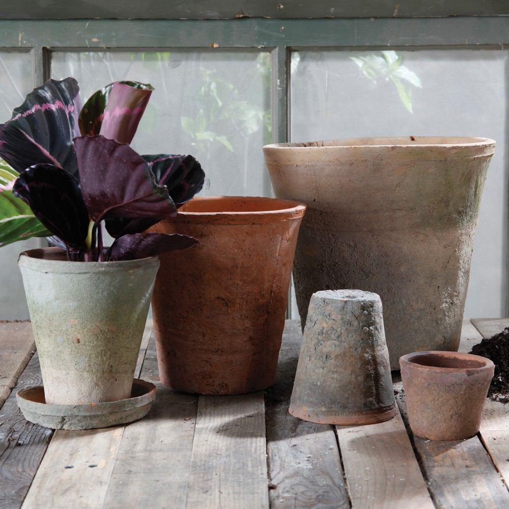 HomArt Rustic Terra Cotta Rose Pot
