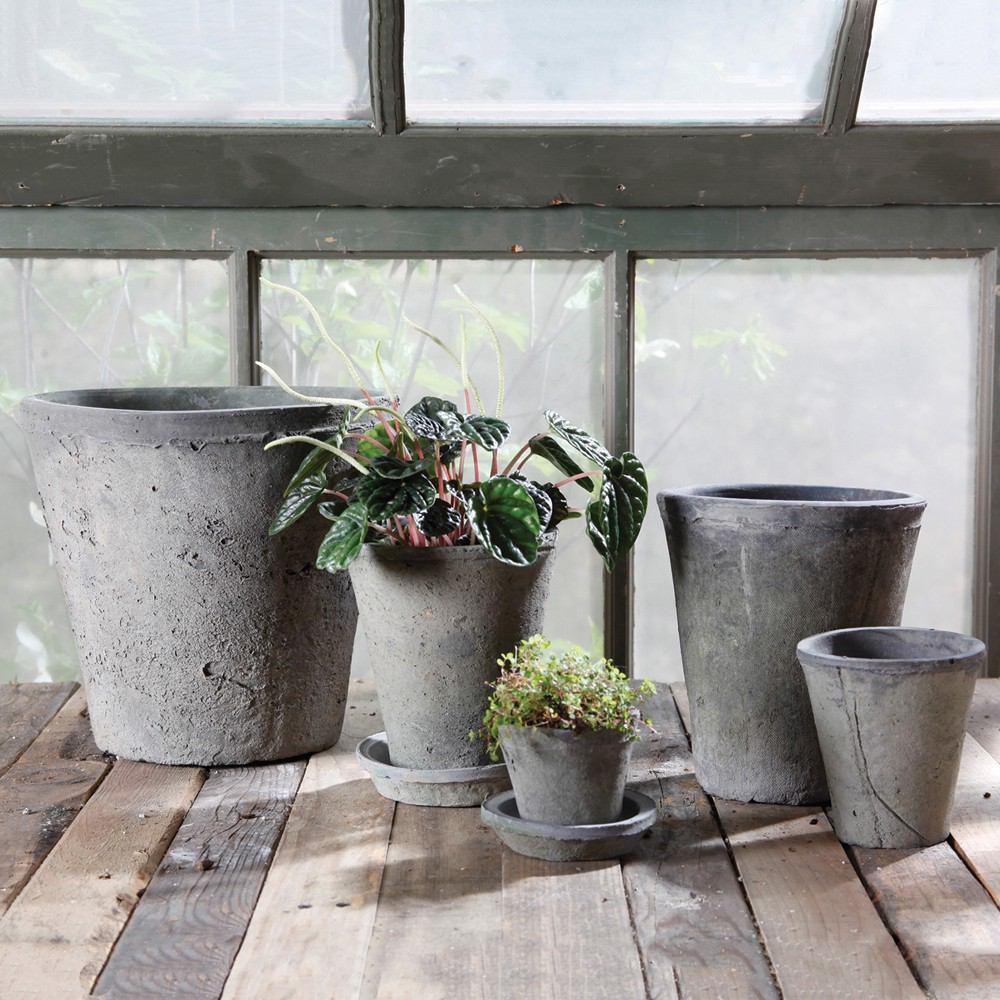 HomArt Rustic Terra Cotta Rose Pot