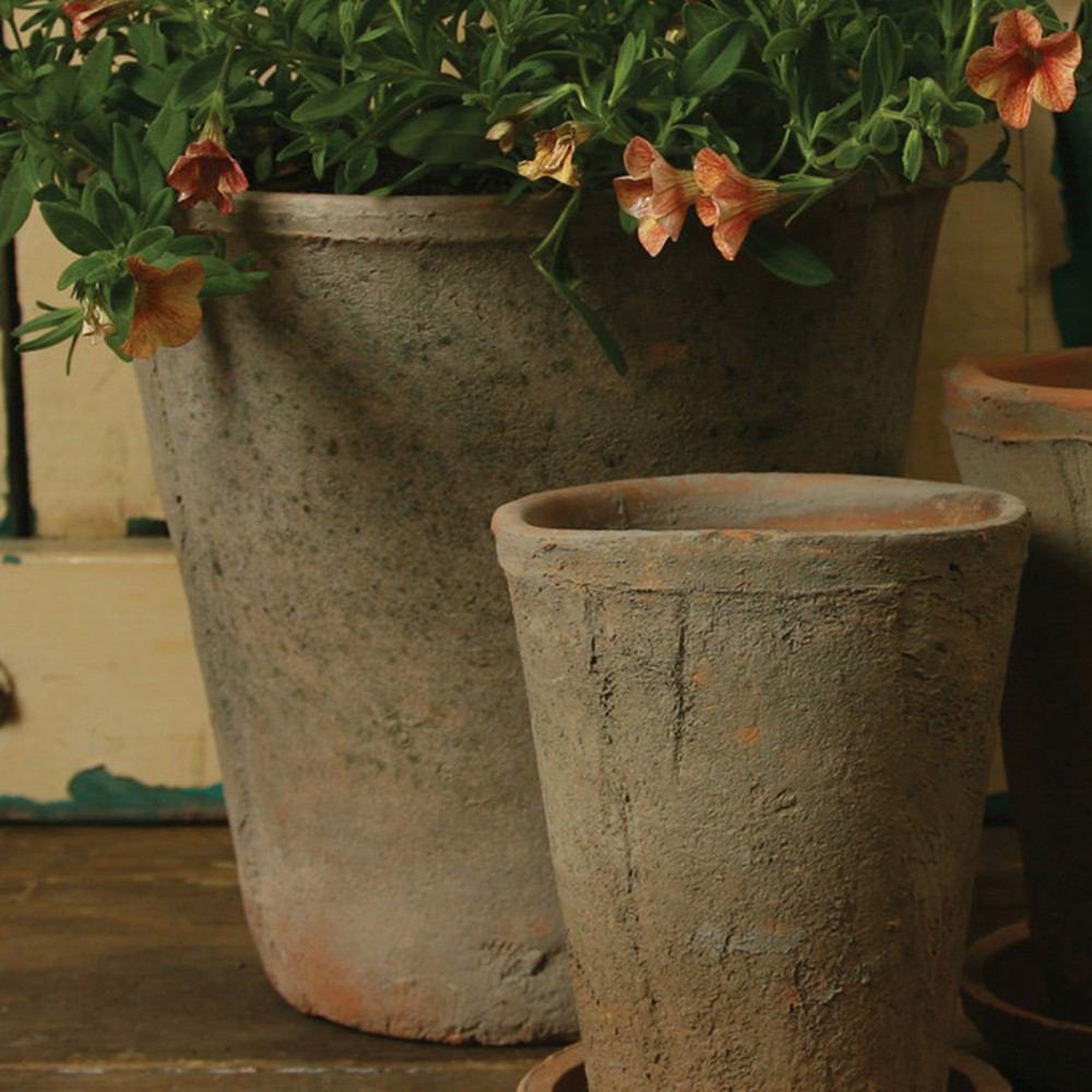 HomArt Rustic Terra Cotta Rose Pot
