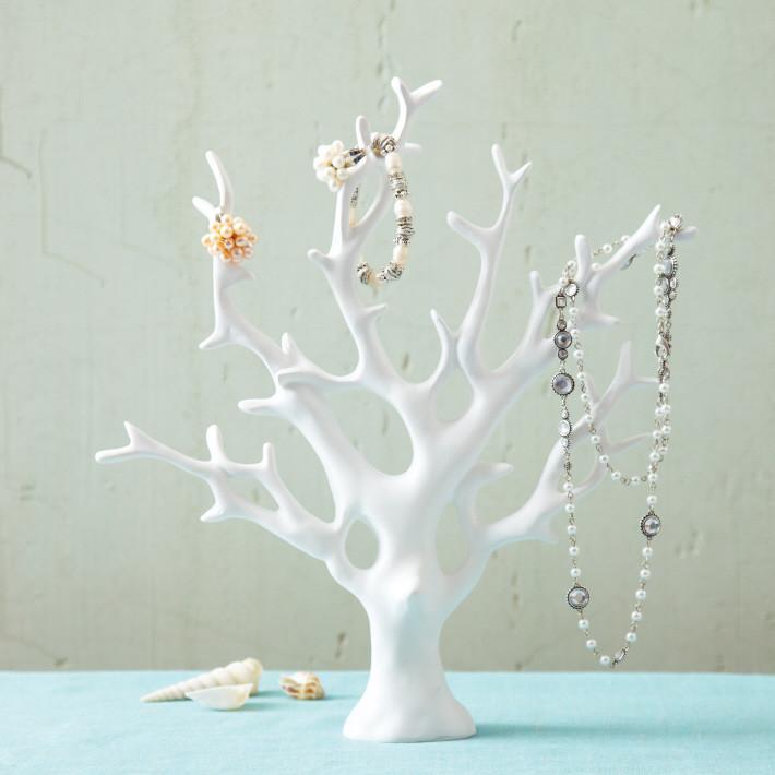 Two's Company Coral Tree Jewelry Holder