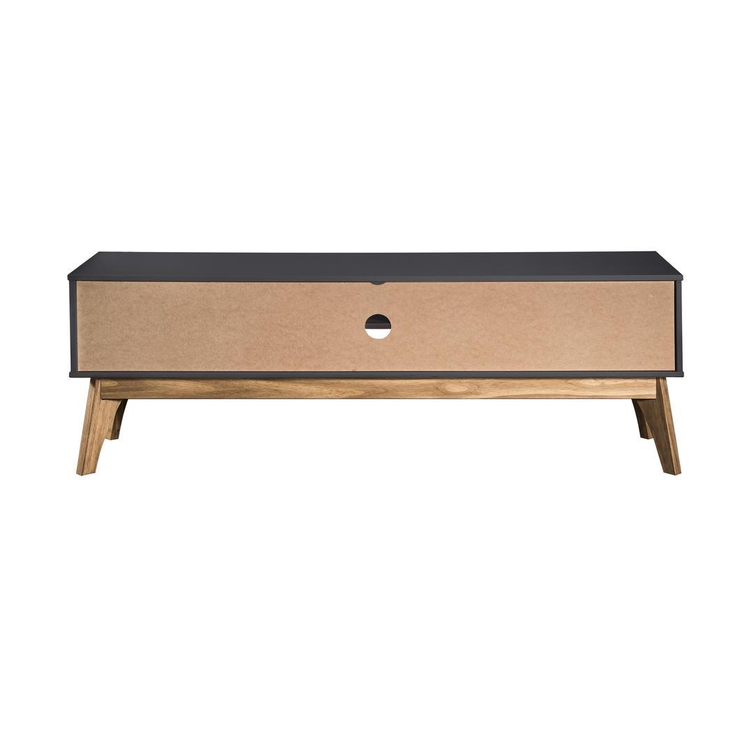 Manhattan Comfort Rustic Mid-Century Modern 3-Drawer Jackie 59.05" TV Stand