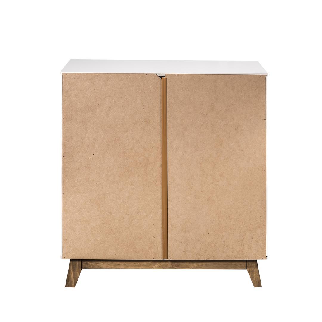 Manhattan Comfort Mid- Century Rustic Modern 4-Drawer Livonia 31.49" Wide Dresser 2.0