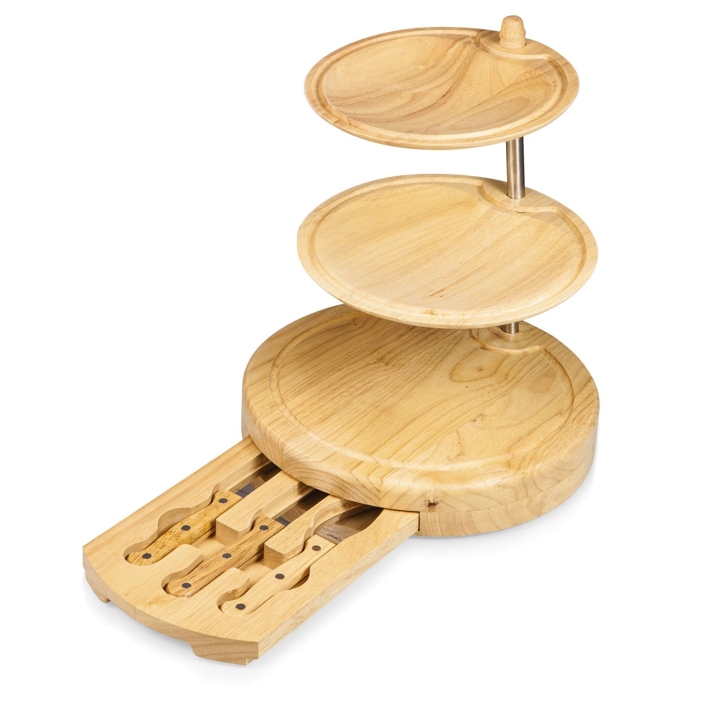 Picnic Time Regalio Serving Tray and Cheese Board - Set of 2