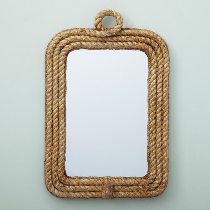 Two's Company Rope Wall Mirror