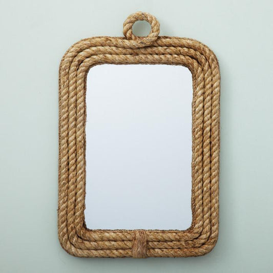 Two's Company Rope Wall Mirror