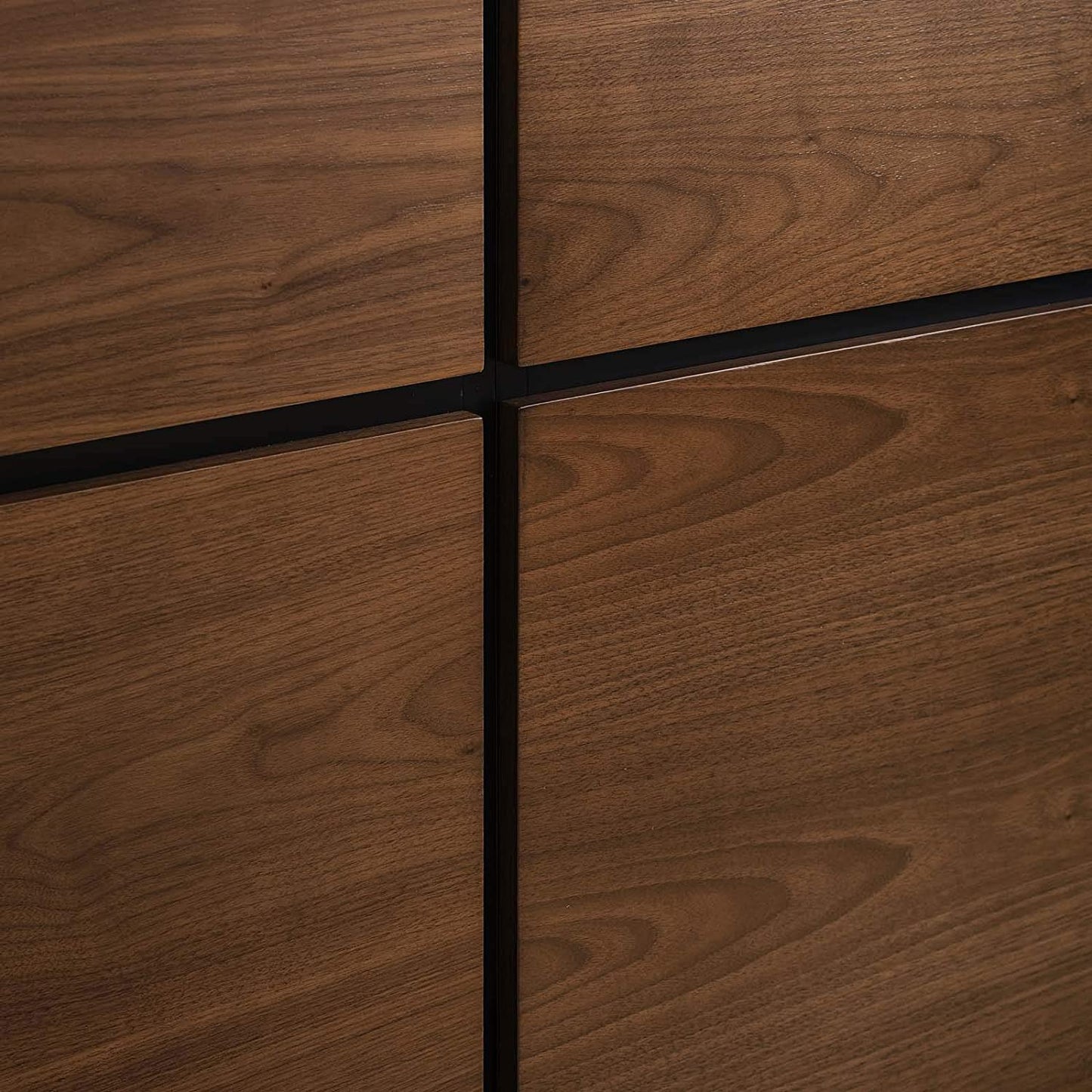 Modway Caima 4-Piece Bedroom Set in Walnut | Bedroom Sets | 