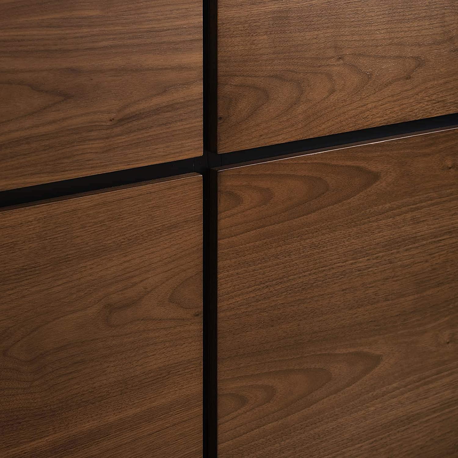 Modway Caima 4-Piece Bedroom Set in Walnut | Bedroom Sets | 