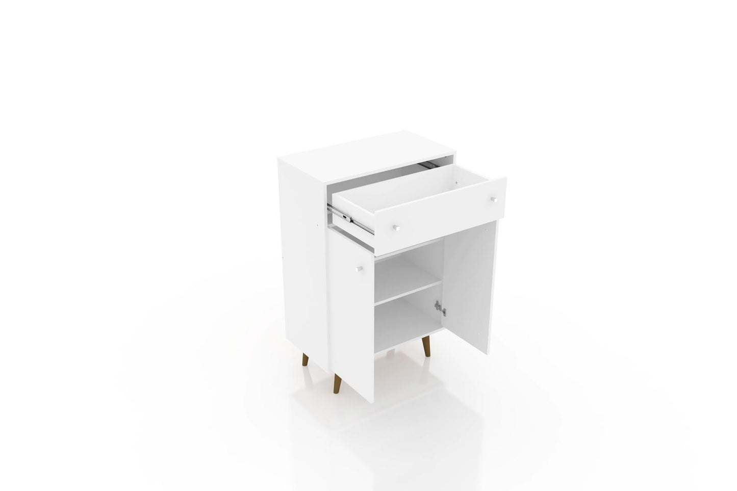 Manhattan Comfort Liberty 1-Drawer 28.07" Storage Cabinet