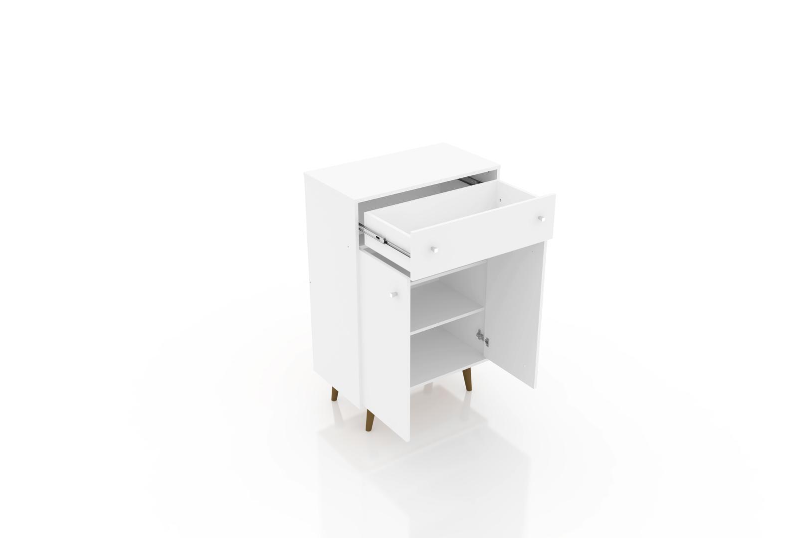 Manhattan Comfort Liberty 1-Drawer 28.07" Storage Cabinet