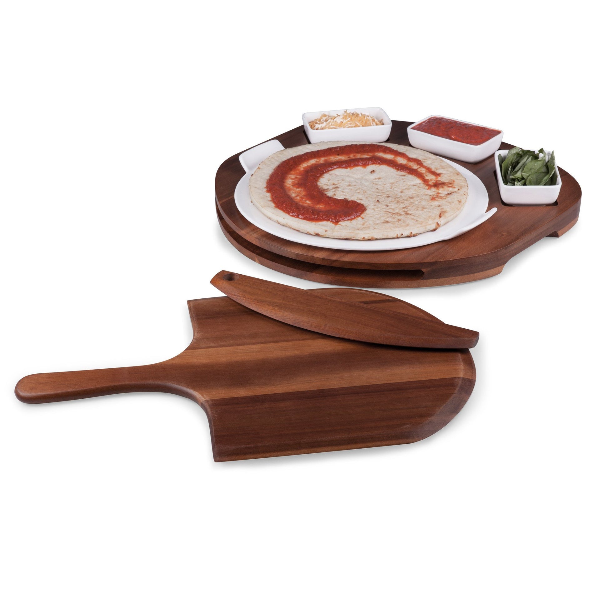 Picnic Time Pizza Prep Station Fully Outfitted Pizza Set