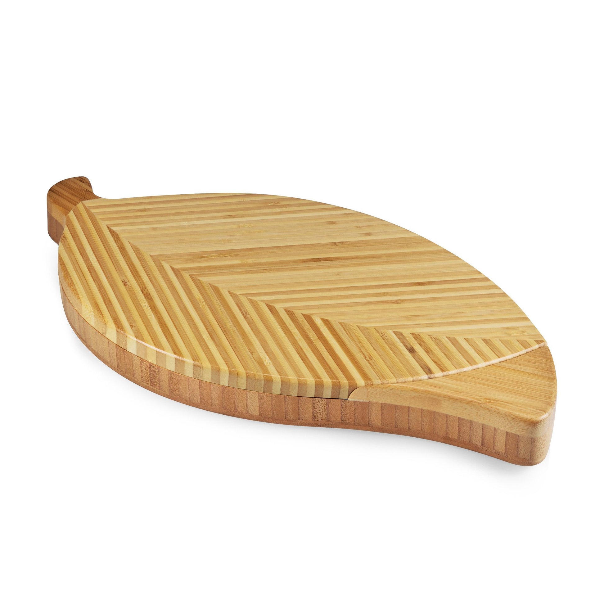 Picnic Time Leaf Cheese Board and Cheese Tools Set - Set of 2