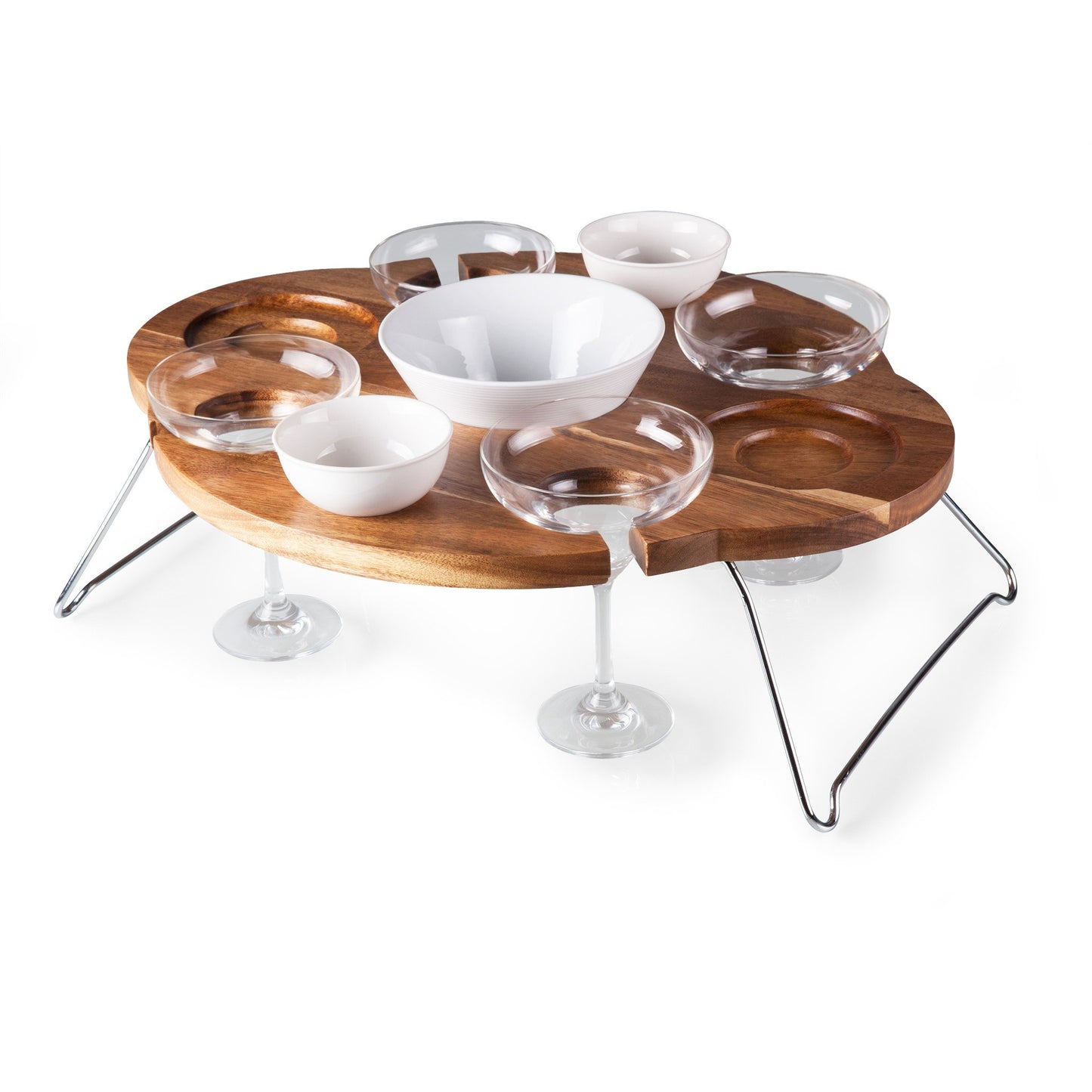 Picnic Time Mesarita Margarita Chip and Dip Serving Table