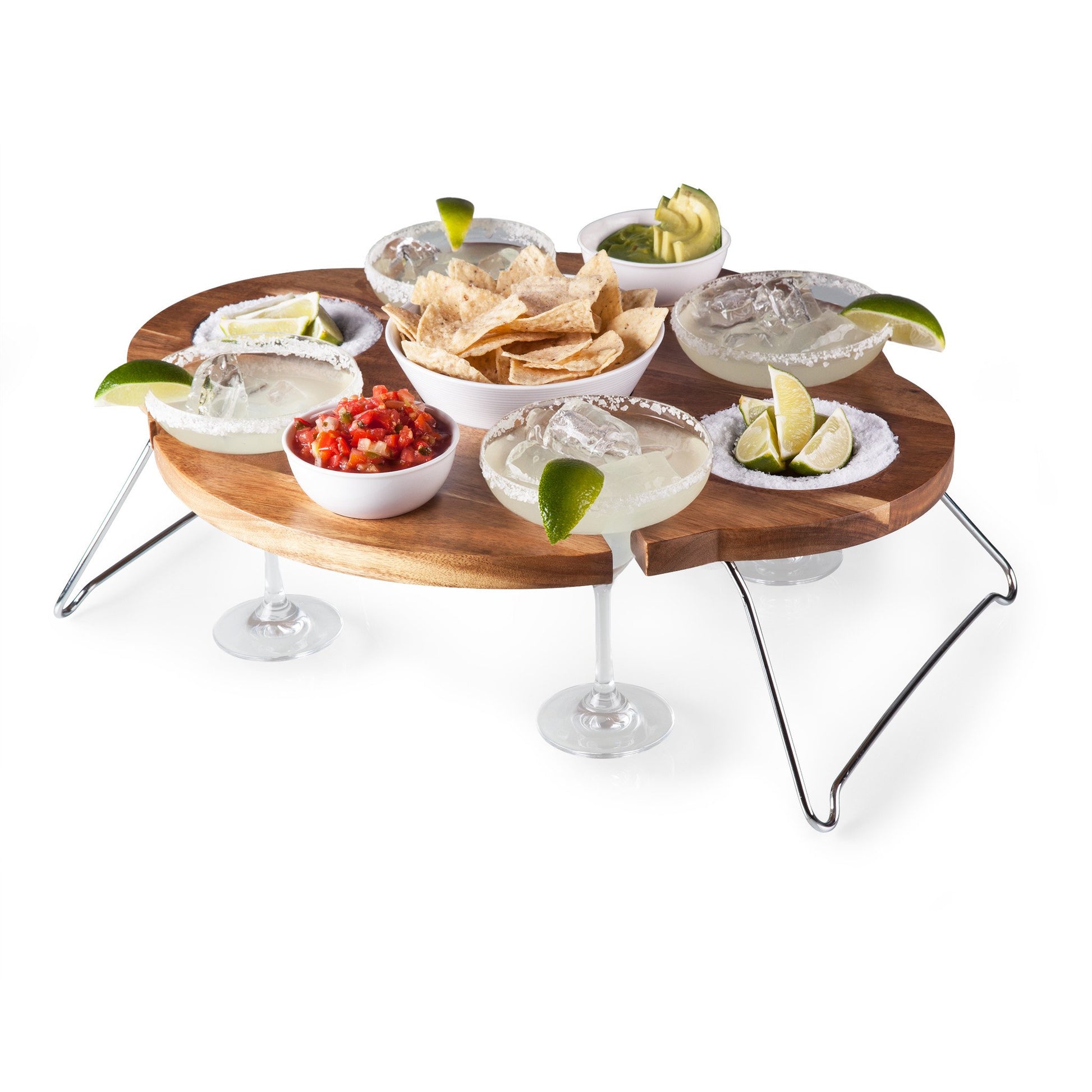 Picnic Time Mesarita Margarita Chip and Dip Serving Table