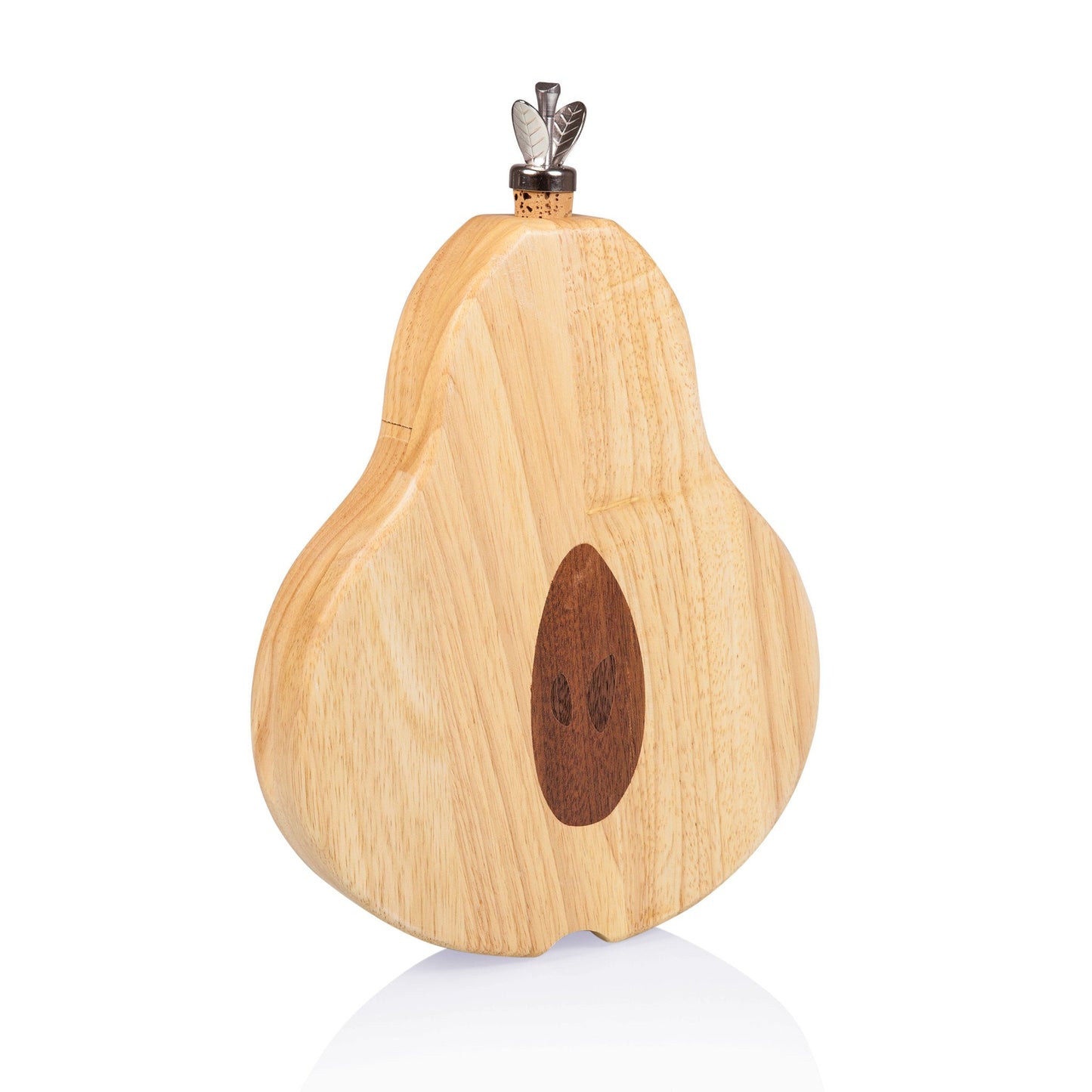 Picnic Time Pear Cheese Board and Tools Set - Set of 2