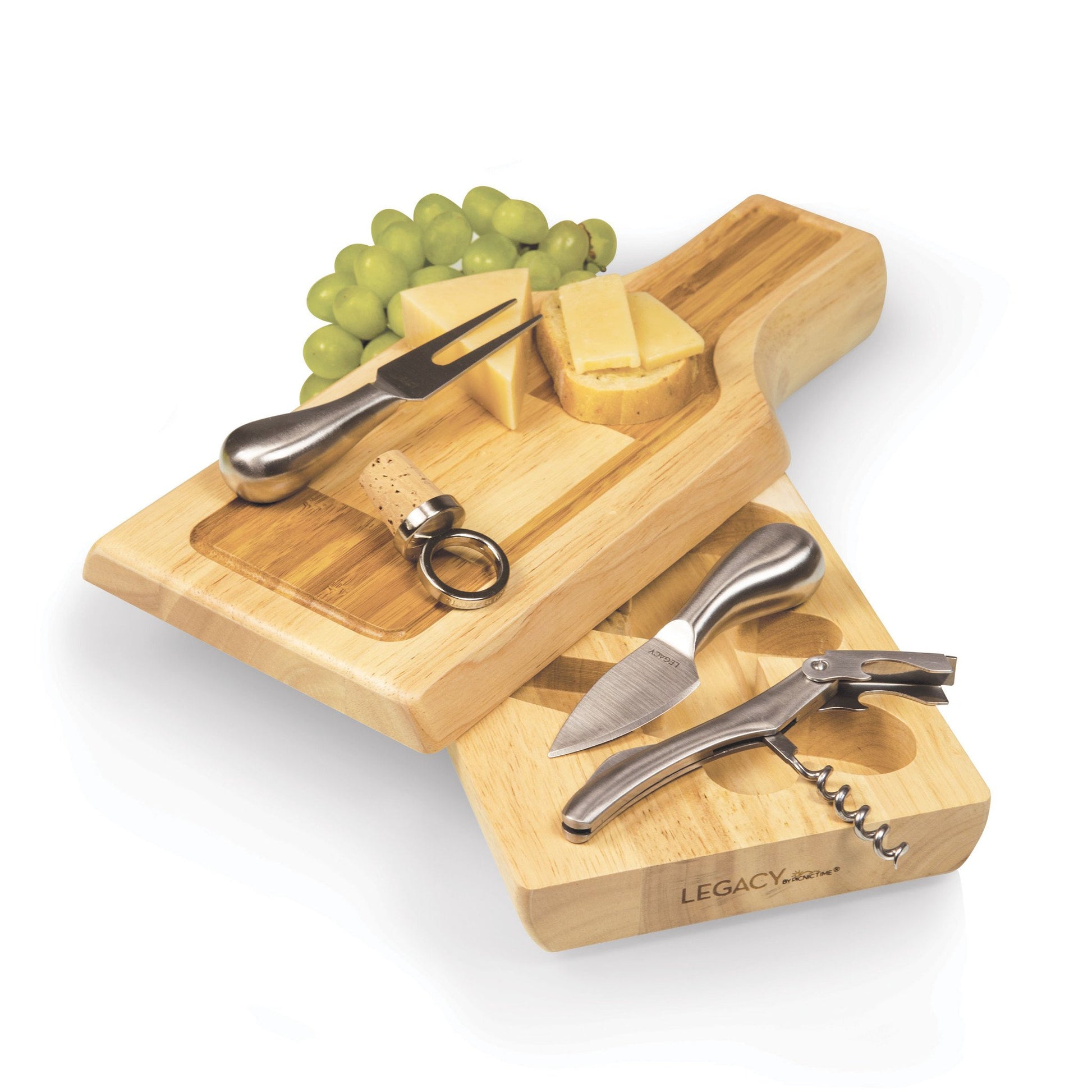 Picnic Time Silhouette Cheese Board and Tools Set - Set of 2