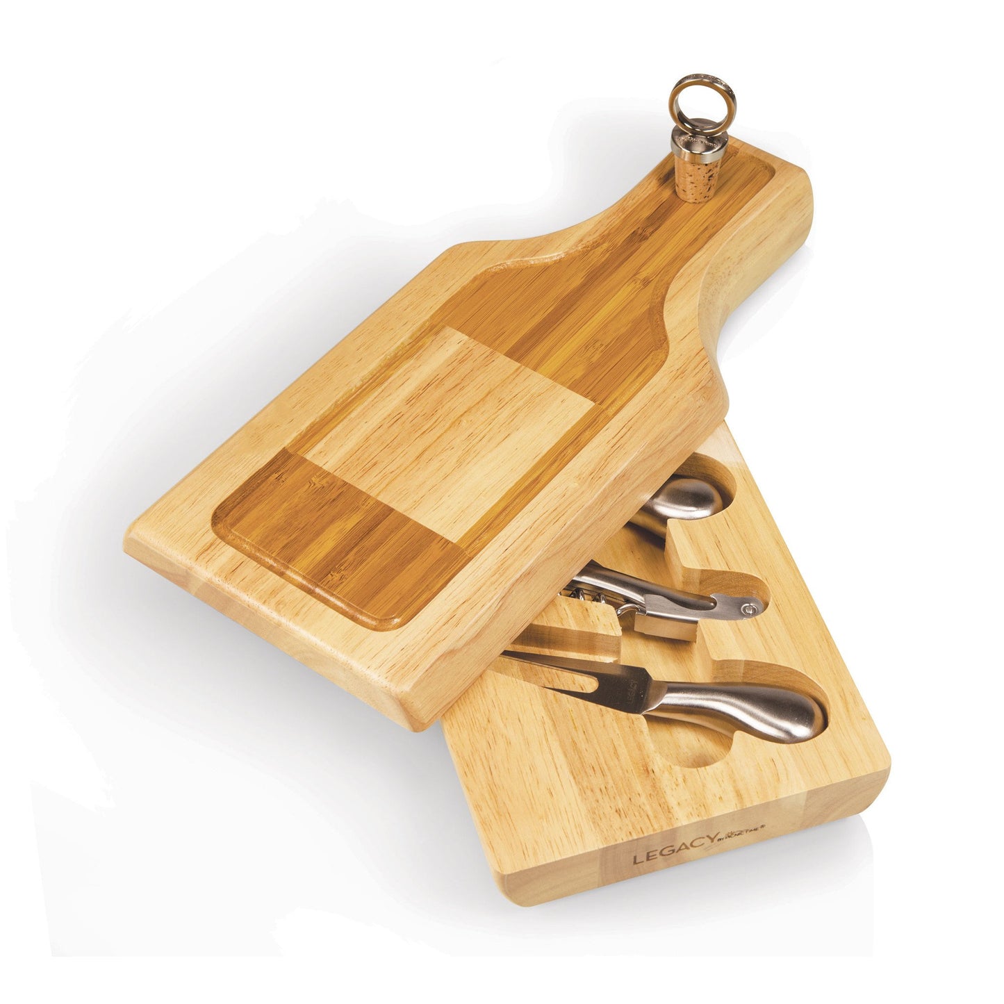 Picnic Time Silhouette Cheese Board and Tools Set - Set of 2