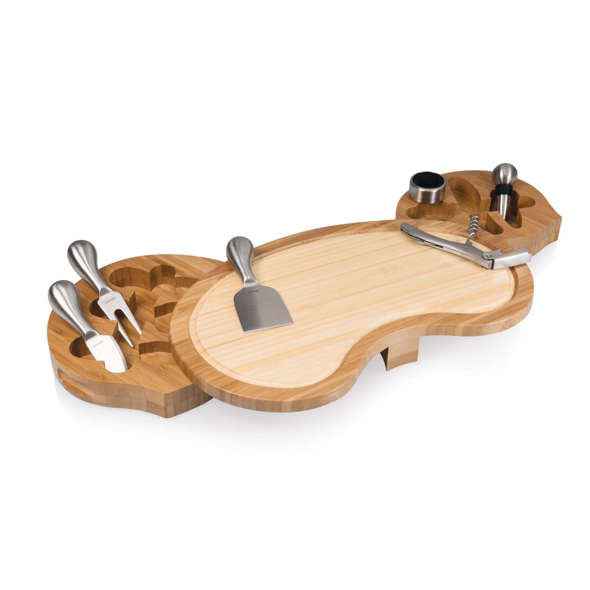 Picnic Time Mariposa Cheese Board and Tools Set - Set of 2
