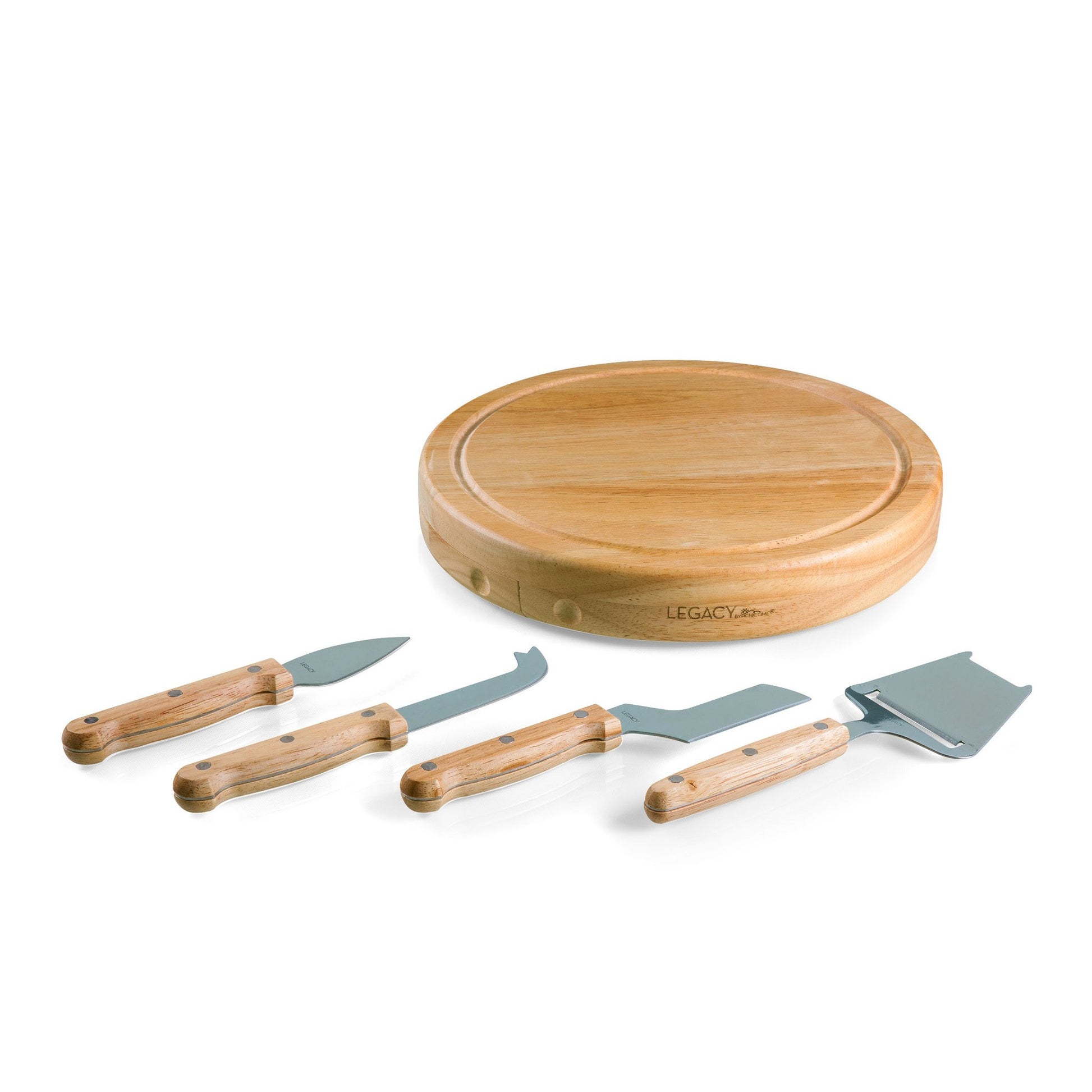 Picnic Time Circo Cheese Board and Tools Set - Set of 4