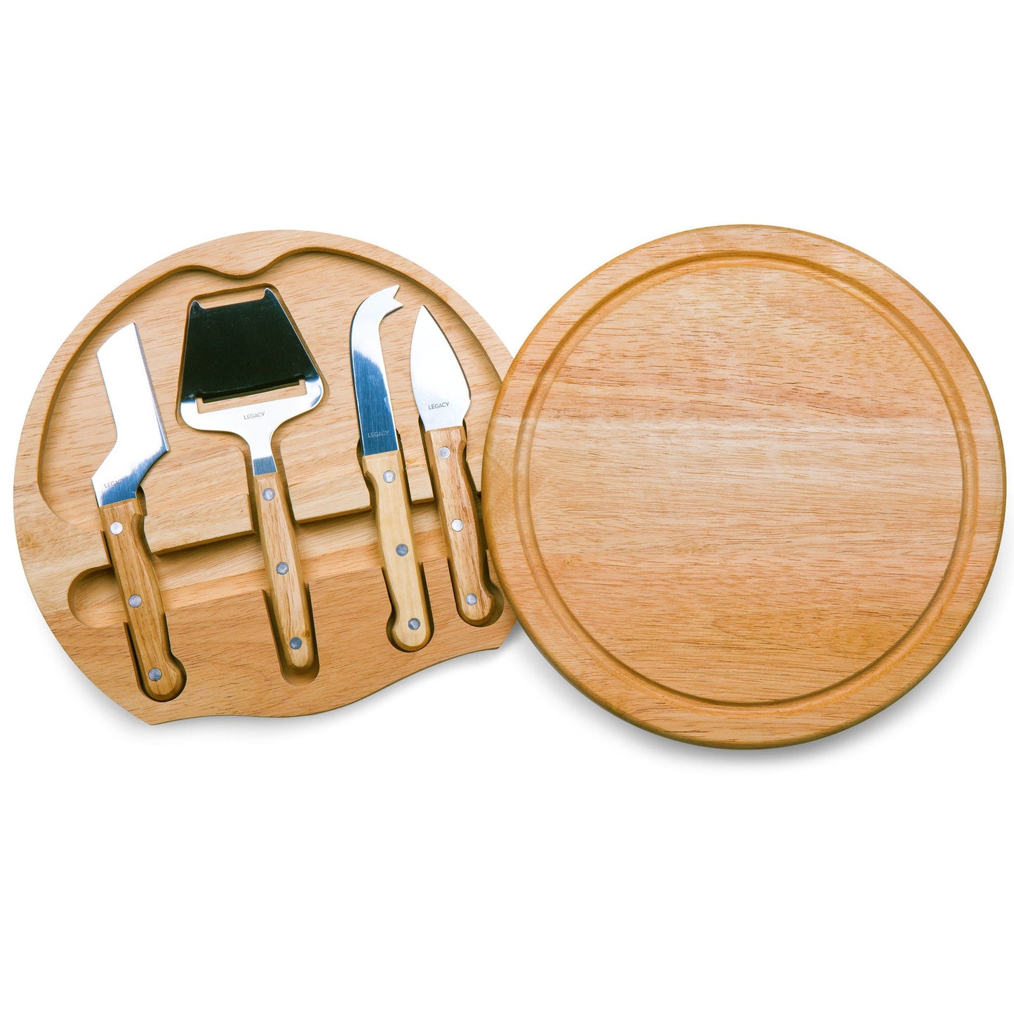 Picnic Time Circo Cheese Board and Tools Set - Set of 4